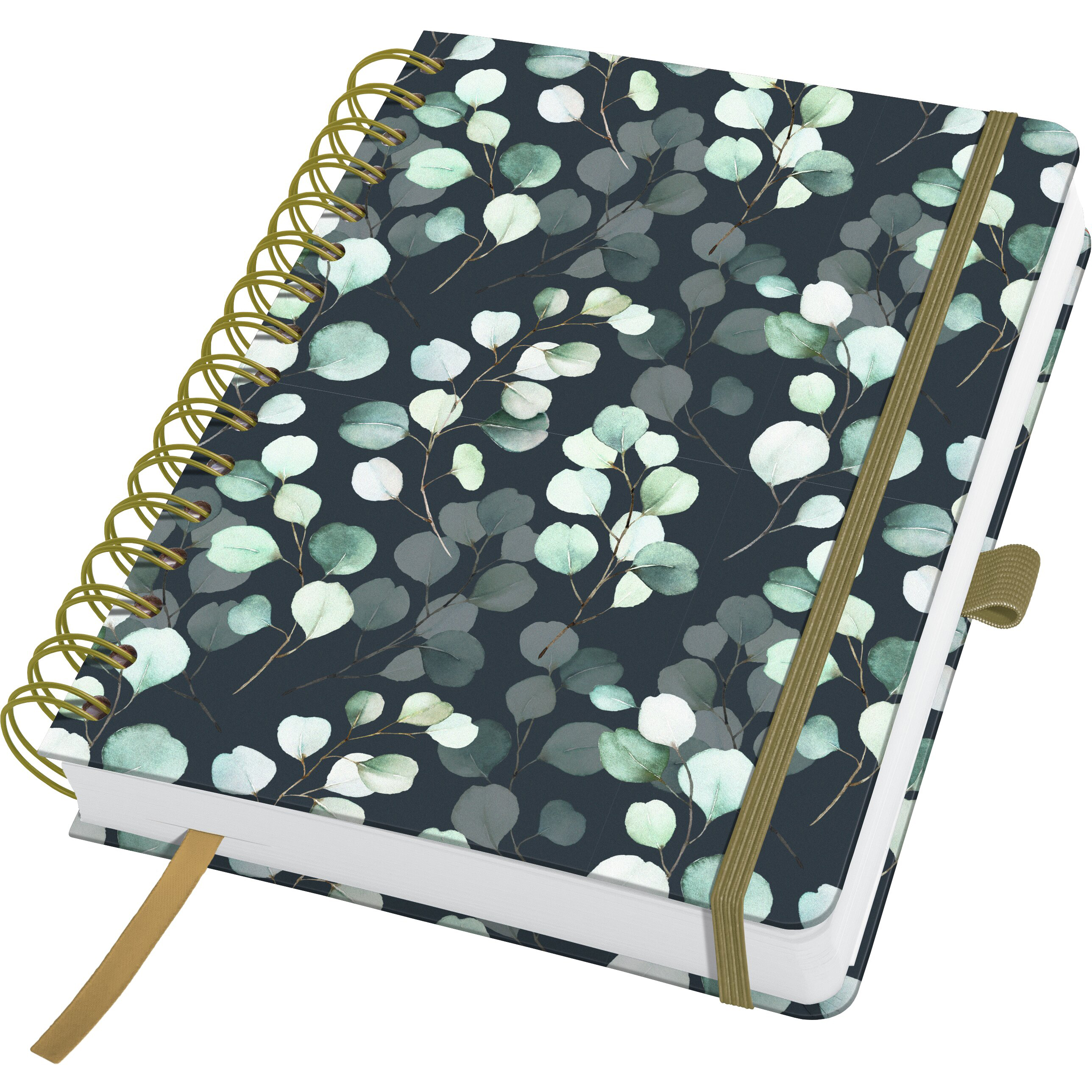 photo JOLIE Carnet Sprial A5 JN657 Eucalyptus Night dot 240 p.