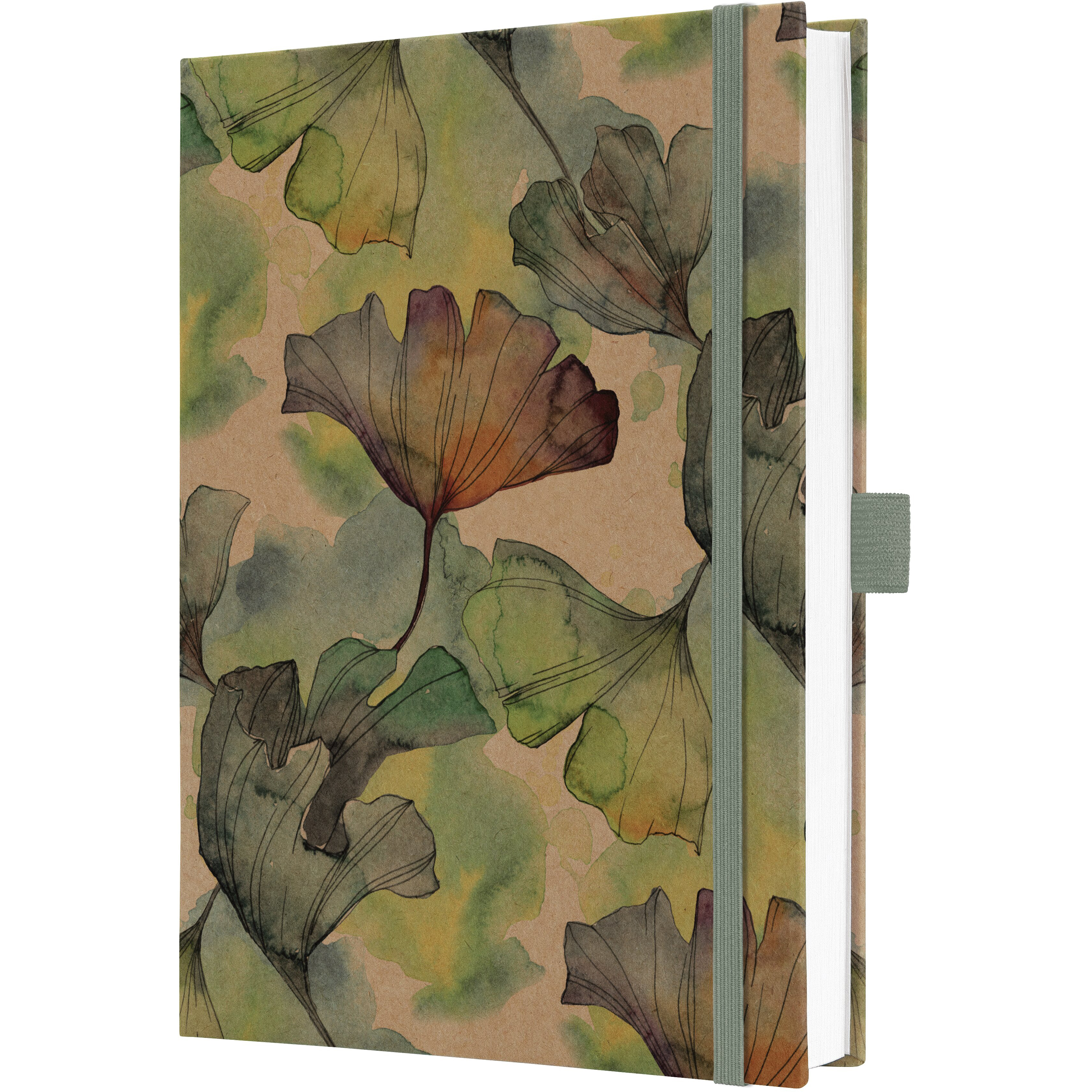 photo JOLIE Carnet A5 JN857 Pure Ginkgo ligné 192 p.