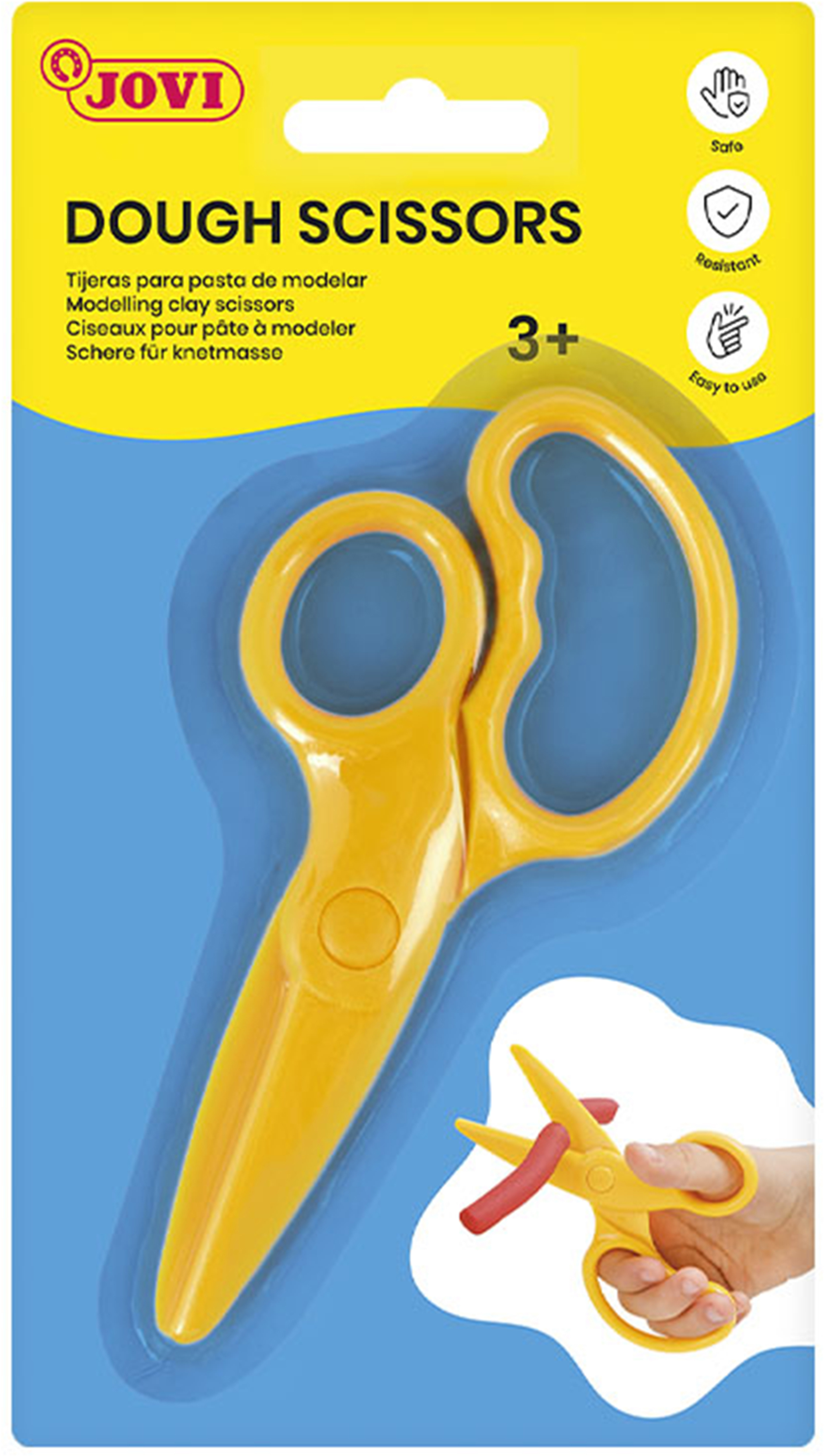 photo JOVI Ciseaux de modelage 16cm 510000428 jaune