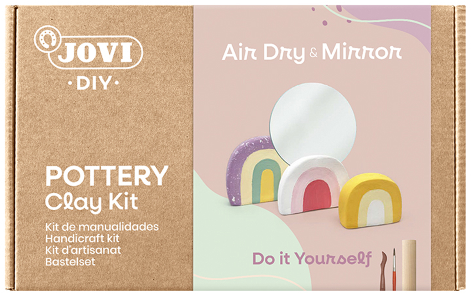 photo JOVI DIY Kit de poterie 512002705 Kit de miroirs 9 pièces