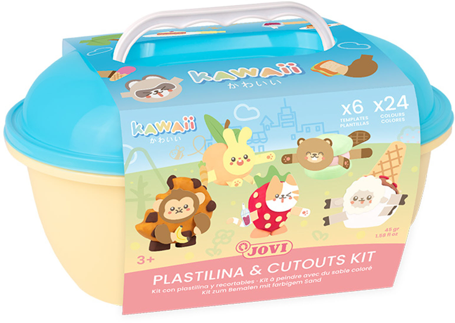 photo JOVI Pâte à modeler Kit 24x15g 514052203 Kawaii