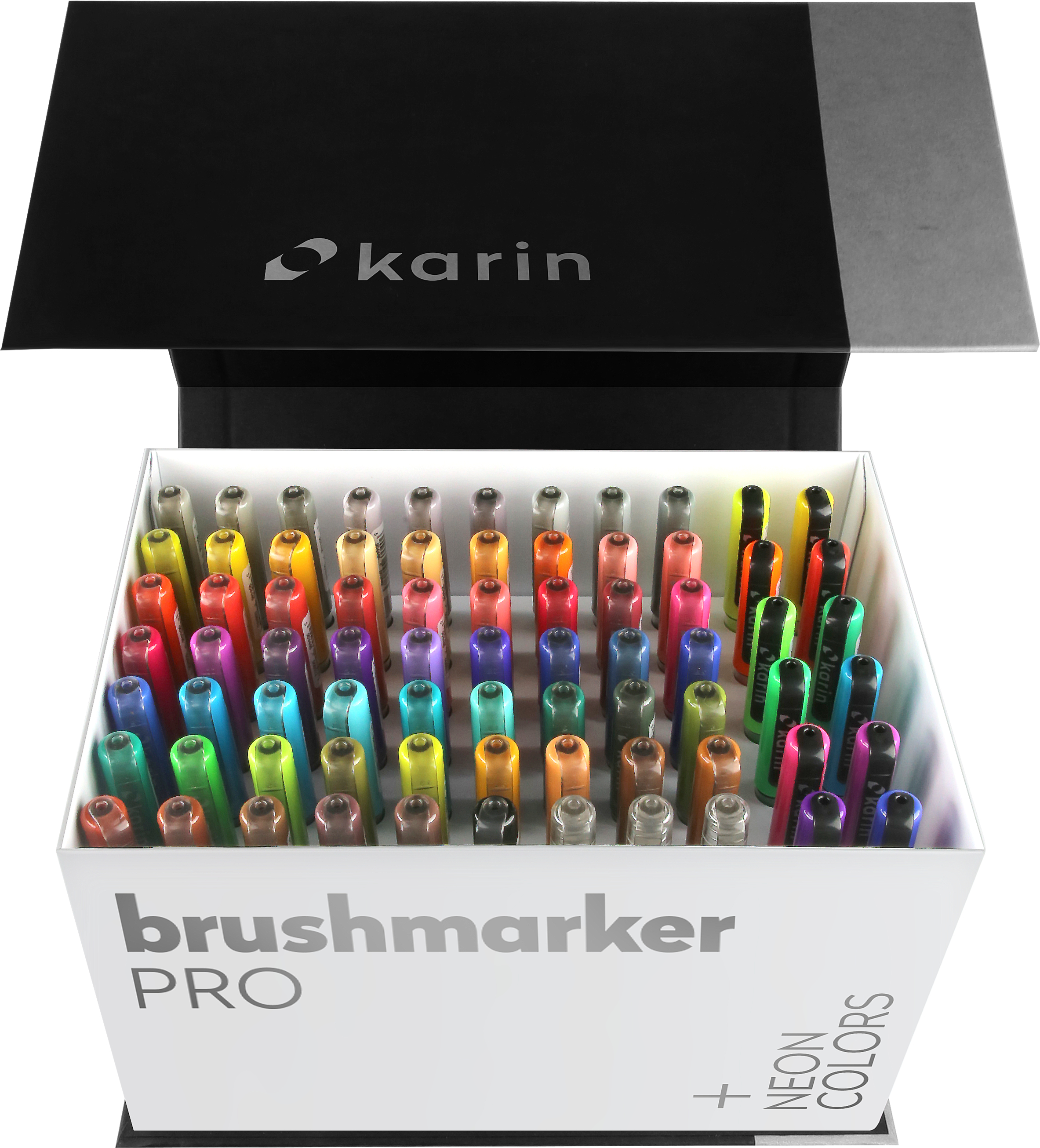KARIN Brush Marker PRO 27C13 Mega Box 72 couleurs