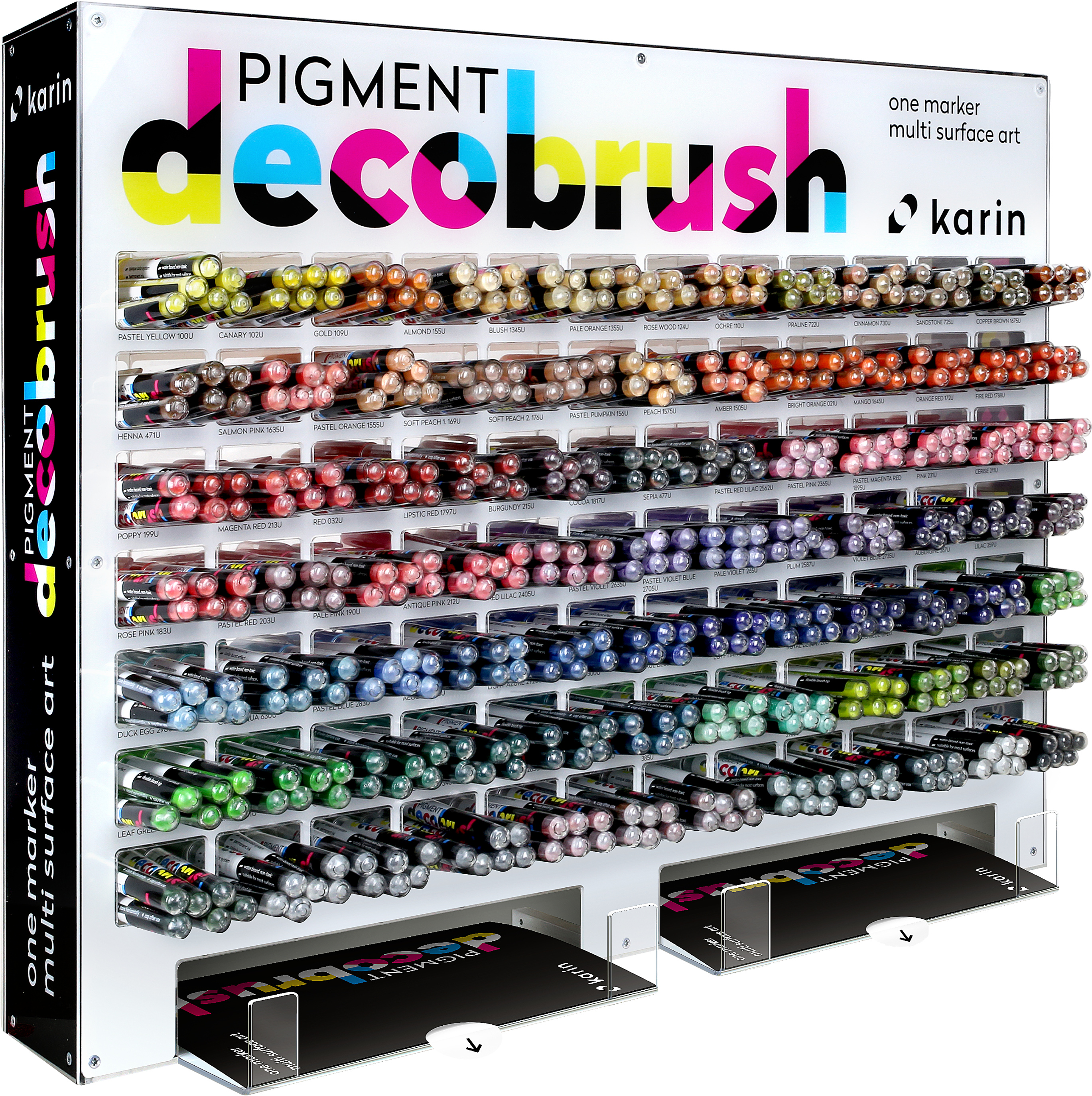 KARIN Pigment Deco Brush 29C11 Display 504 pcs.