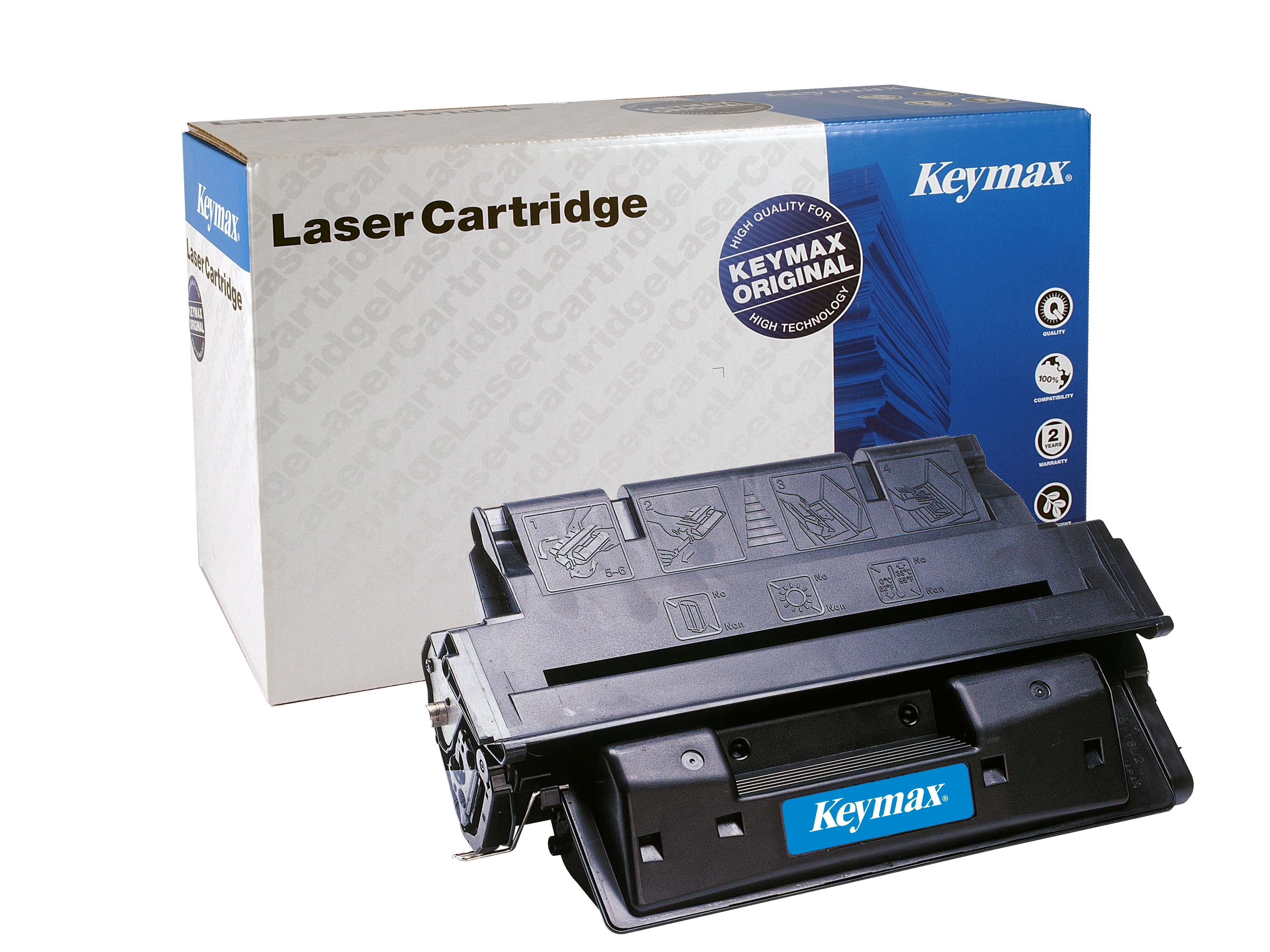 KEYMAX Cartouche CLR EP-52X noir C4127XKEY pour HP LJ 4000 10'000 p.