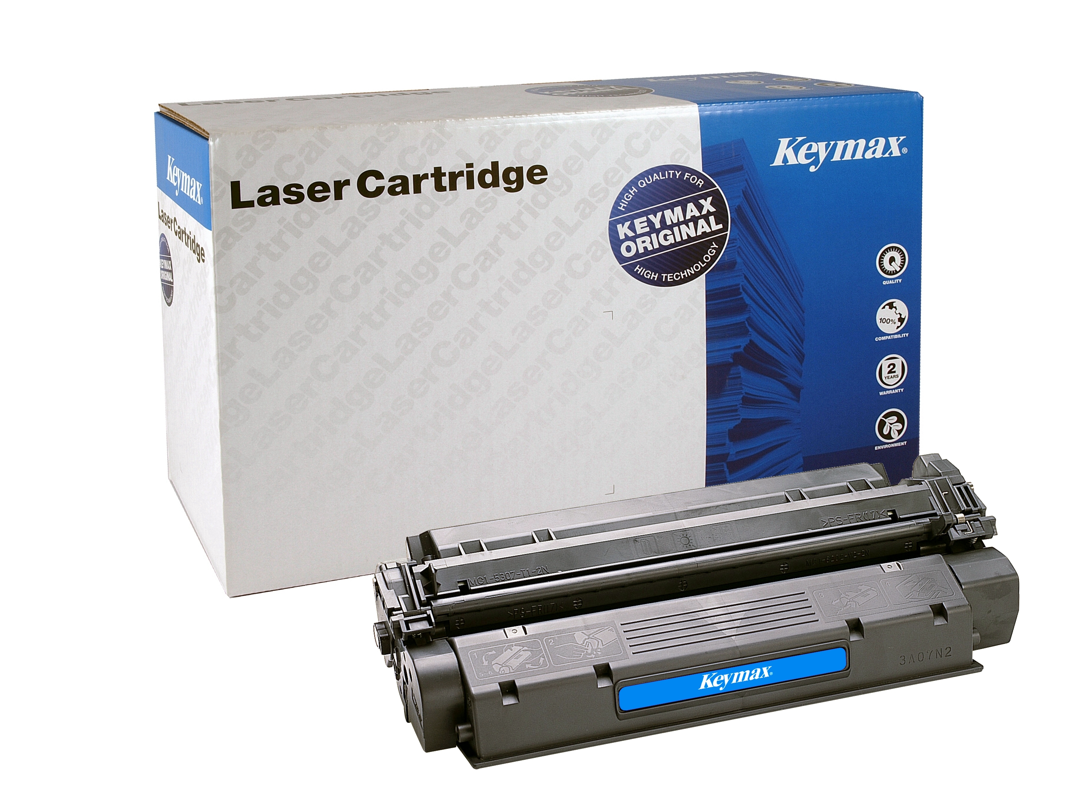 photo KEYMAX Cartouche CLR noir Q2613XKEY pour HP LJ 1300 4000 pages