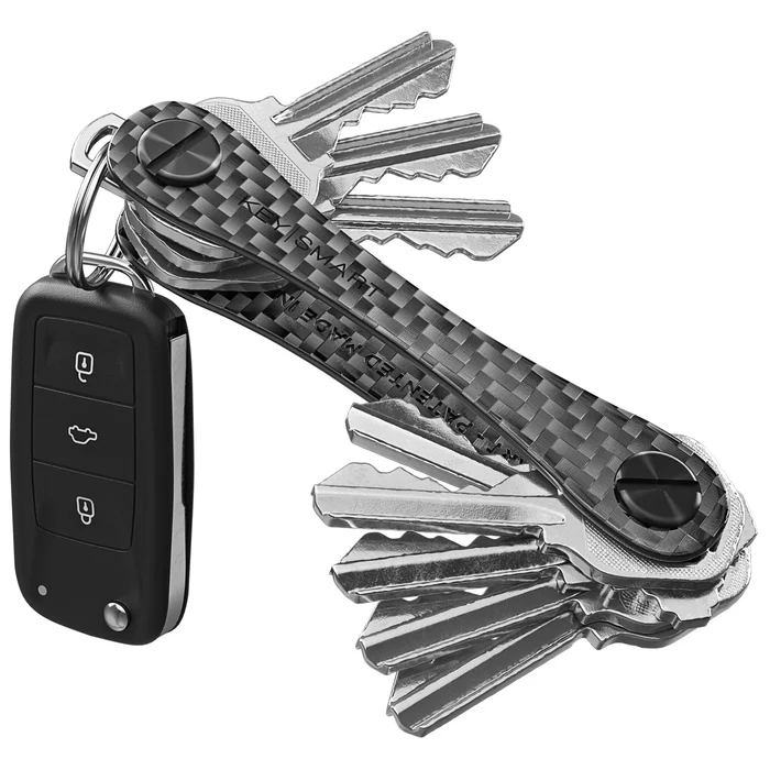 photo KEYSMART Original Key Holder KS019-CF3K Carbon Fiber 3K 14 Keys