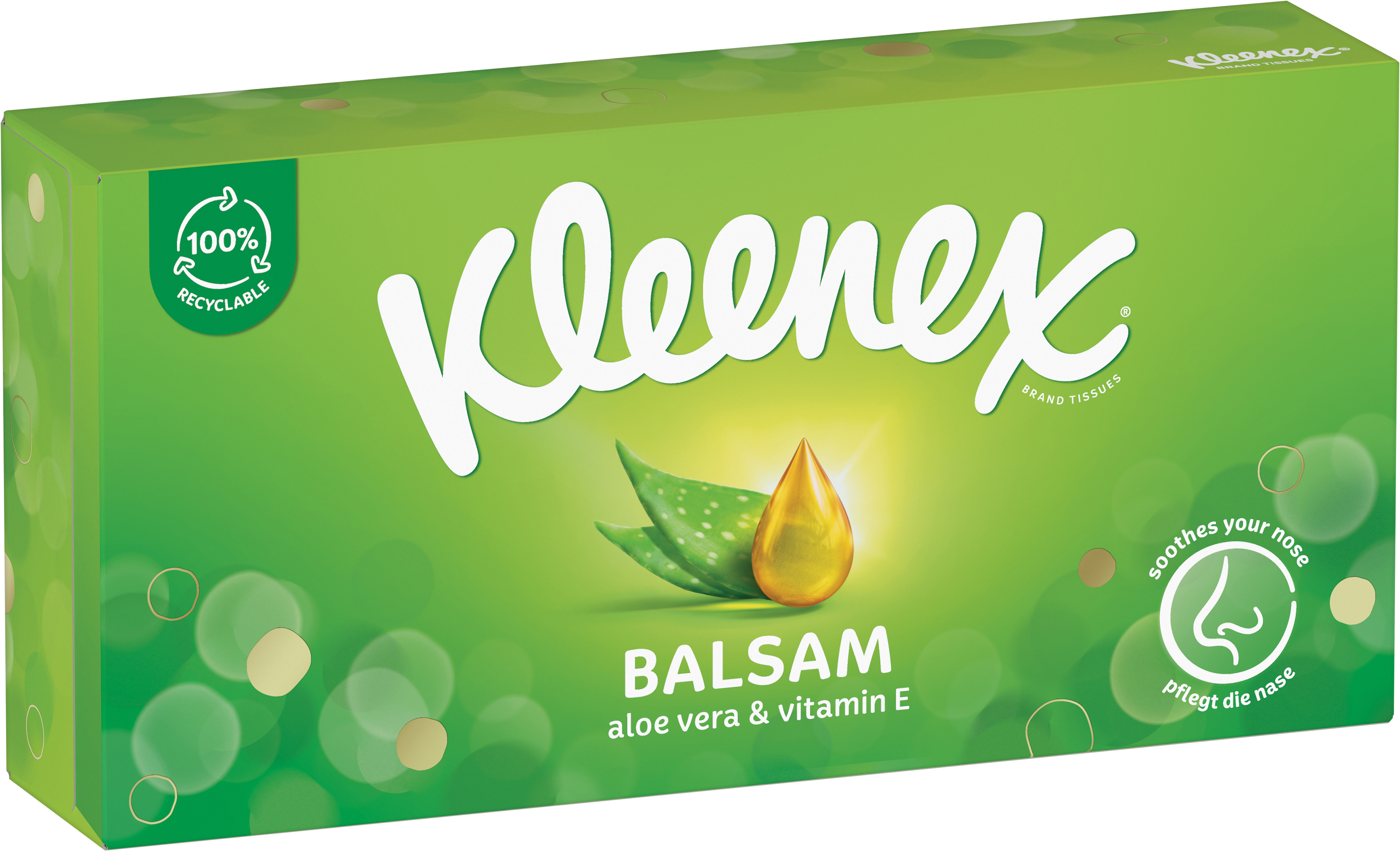 KLEENEX Mouchoirs cosm. Balsam 3390605 2x56 pcs.