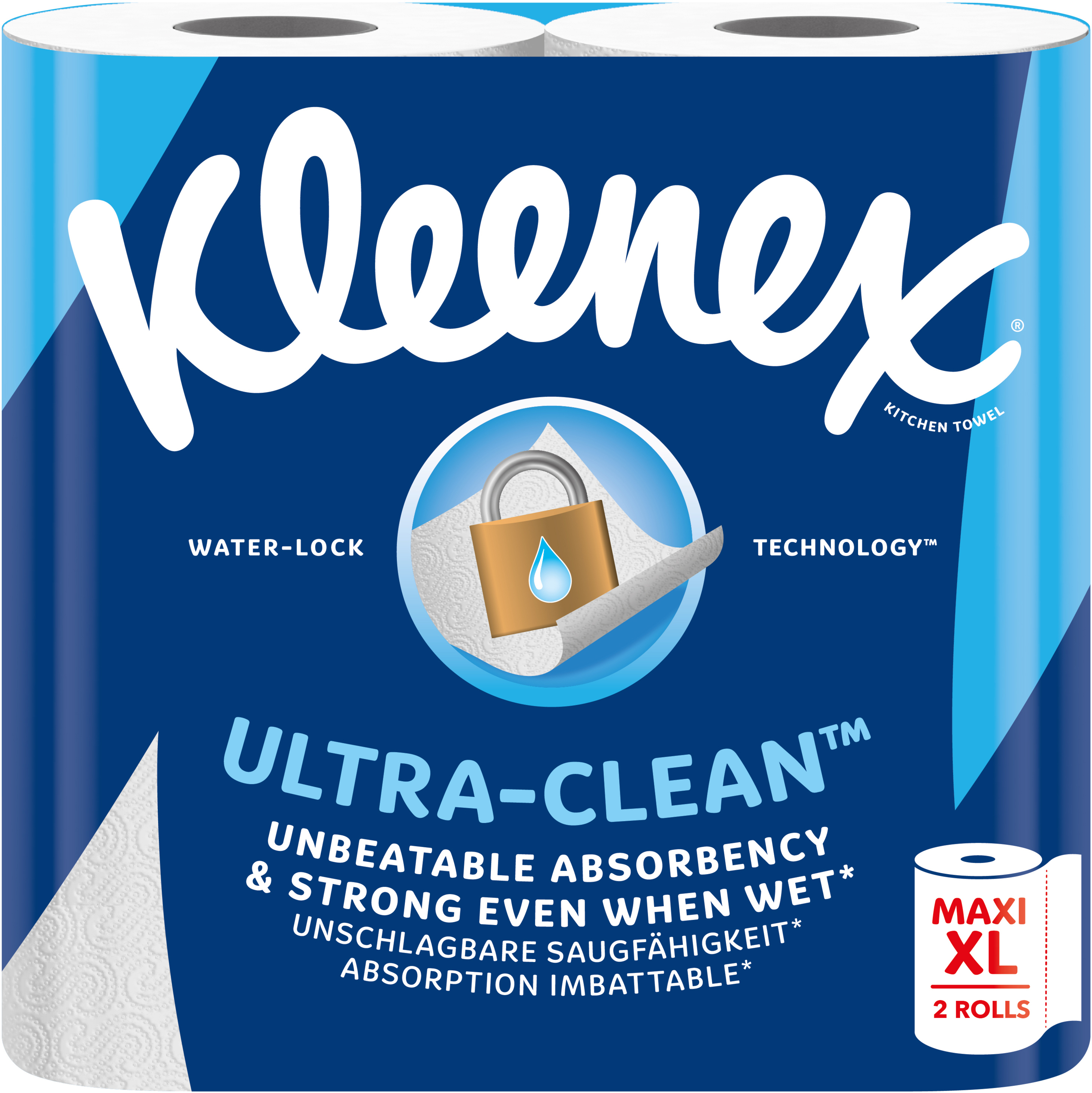 photo KLEENEX Papier ménage 5811000 2 rouleaux