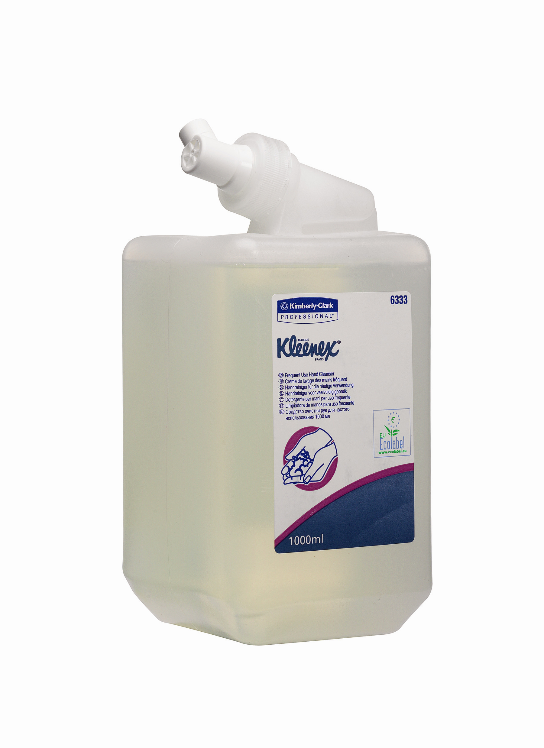 KLEENEX Liquid soap 1lt 6333 transparent non parfumé