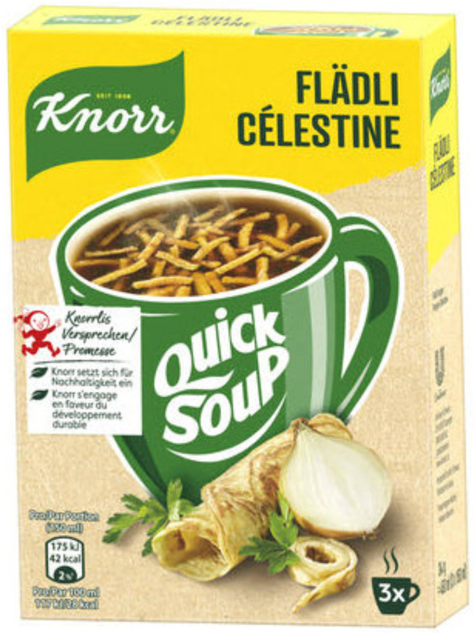KNORR Quick Soup Flädli 109400000852 3 x 34 g