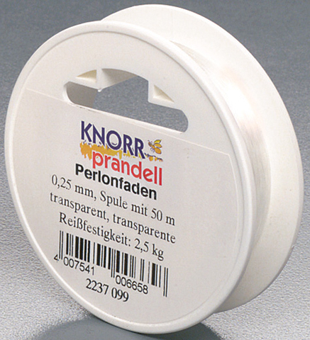 KNORR PRANDELL Fil perlon 50mx0,25mm 2237099 transparent