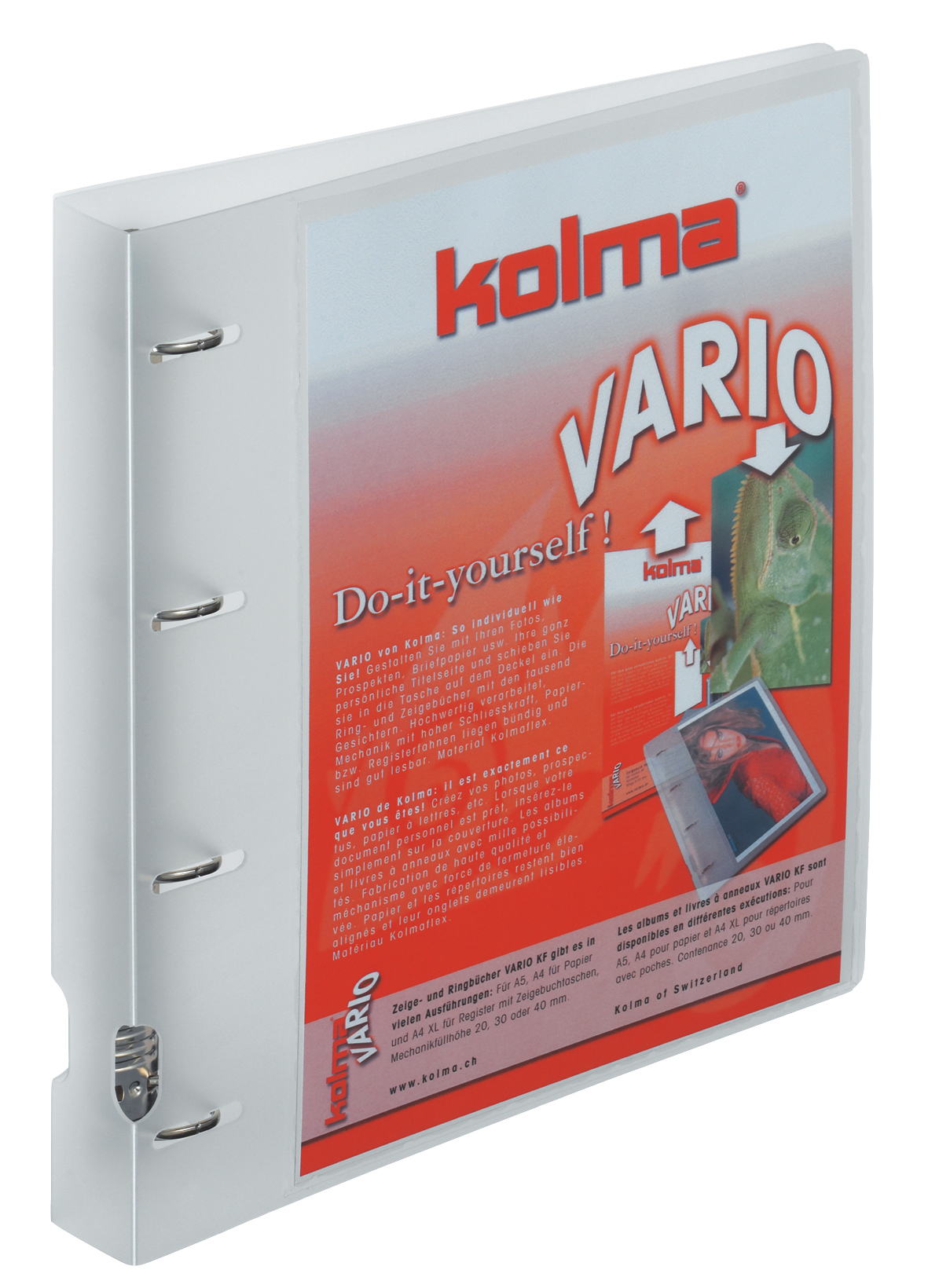 KOLMA Livre présent. Vario A4 XL 02.020.00 Kolmaflex transparent