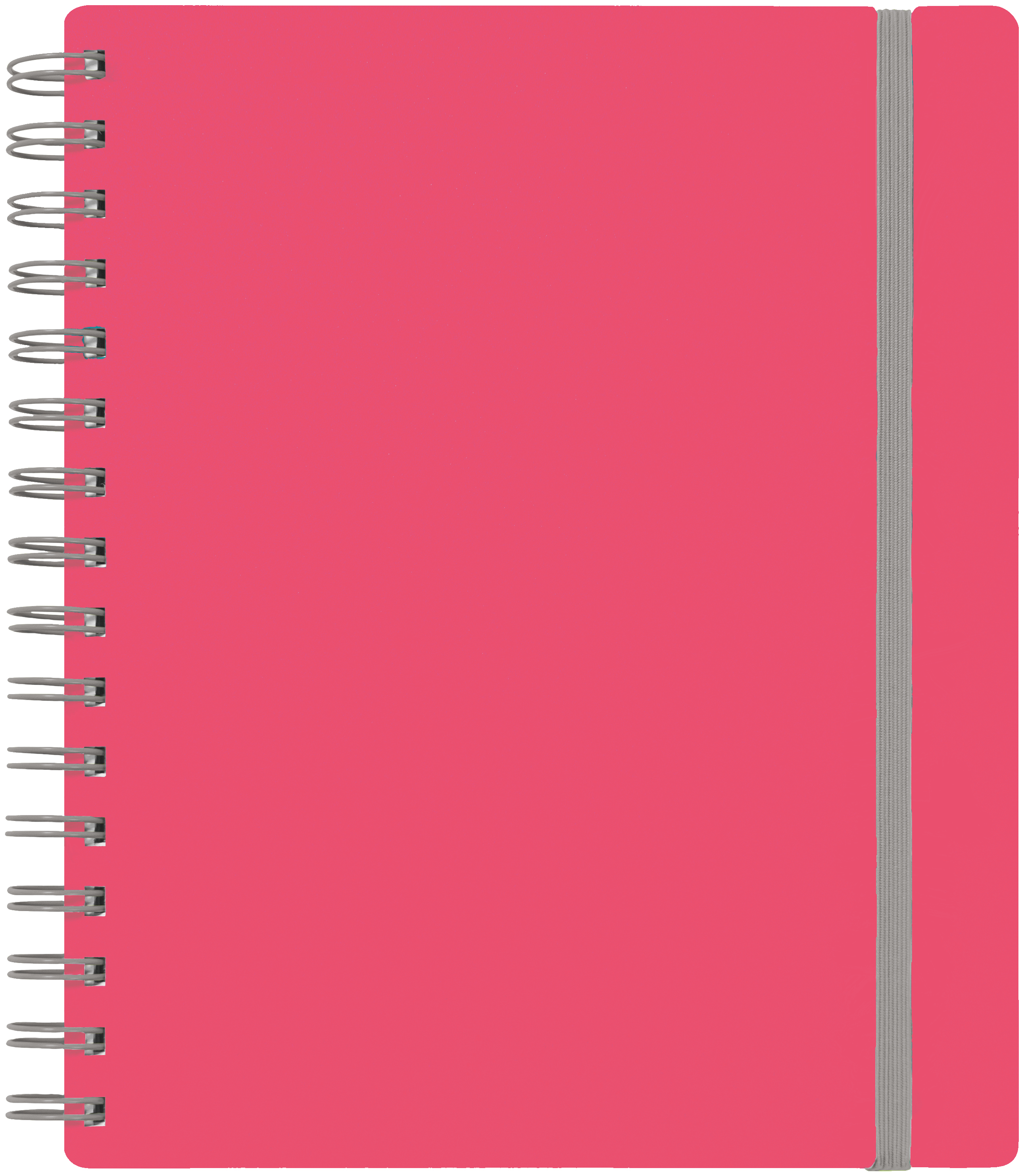 photo KOLMA Carnet spirale Doppia A5 06.542.20 rose/gris, carr. 100 feuille