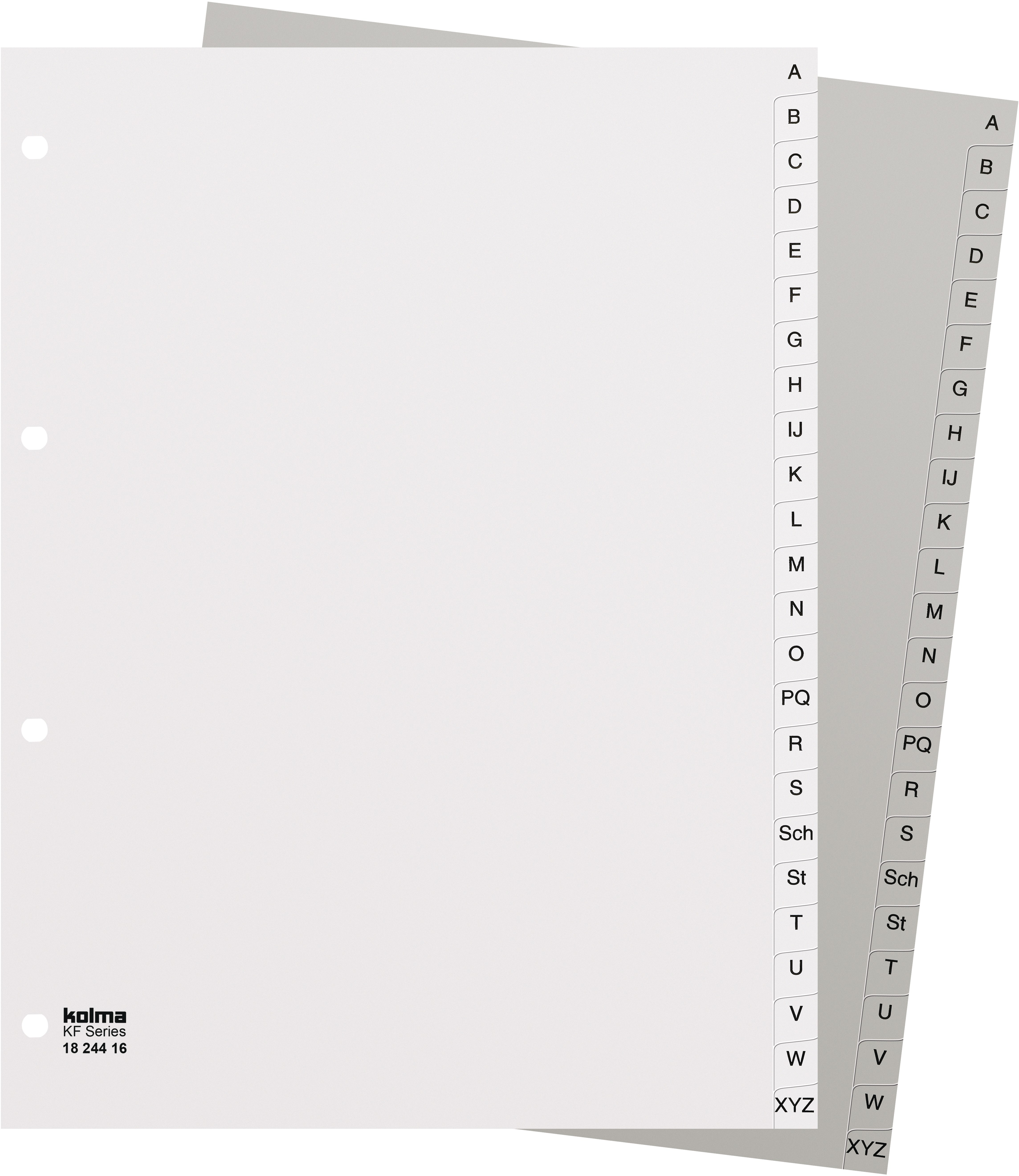 KOLMA Répertoires KolmaFlex A4 18.244.16 blanc A-Z, 24 div.