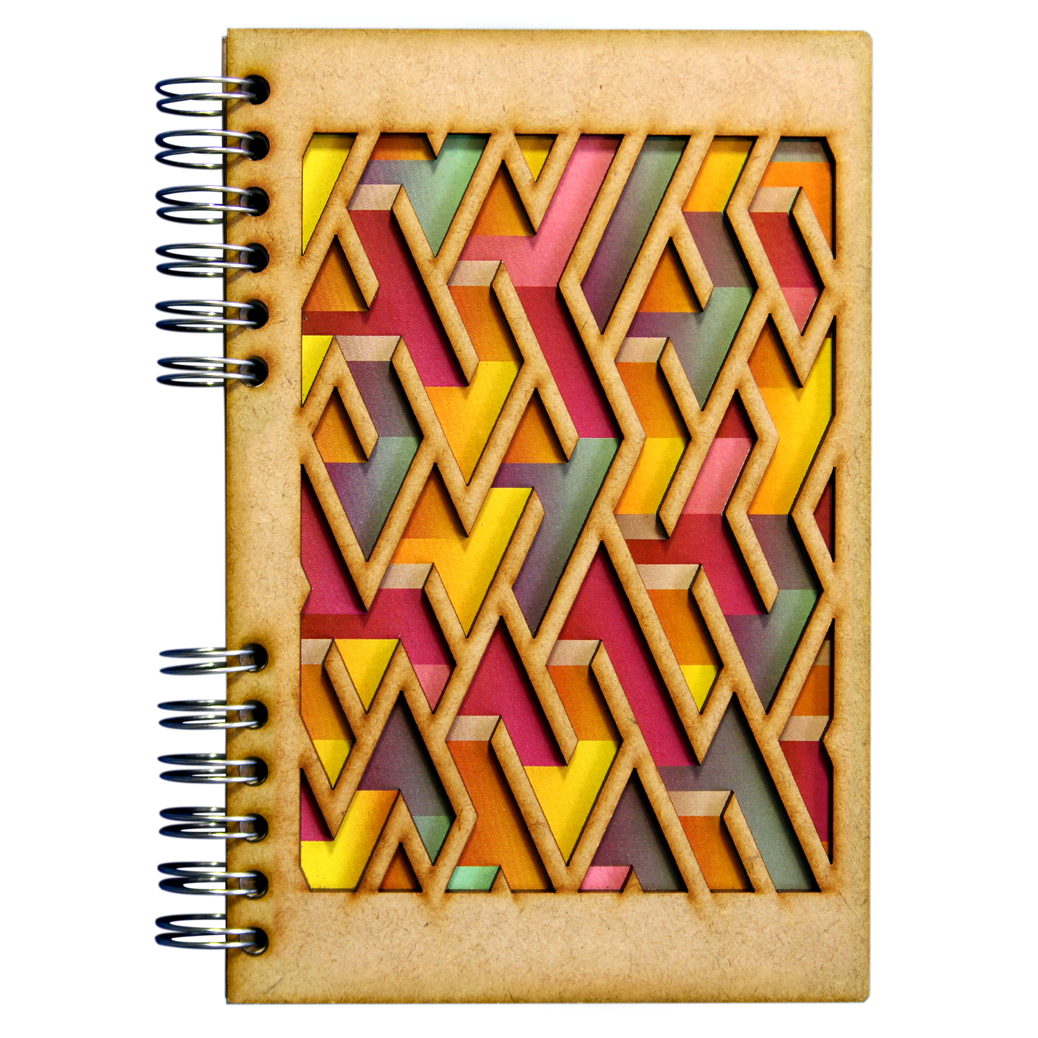 photo KOMONI Carnet Labyrinth A5 LAB5B blanco 90 feuilles