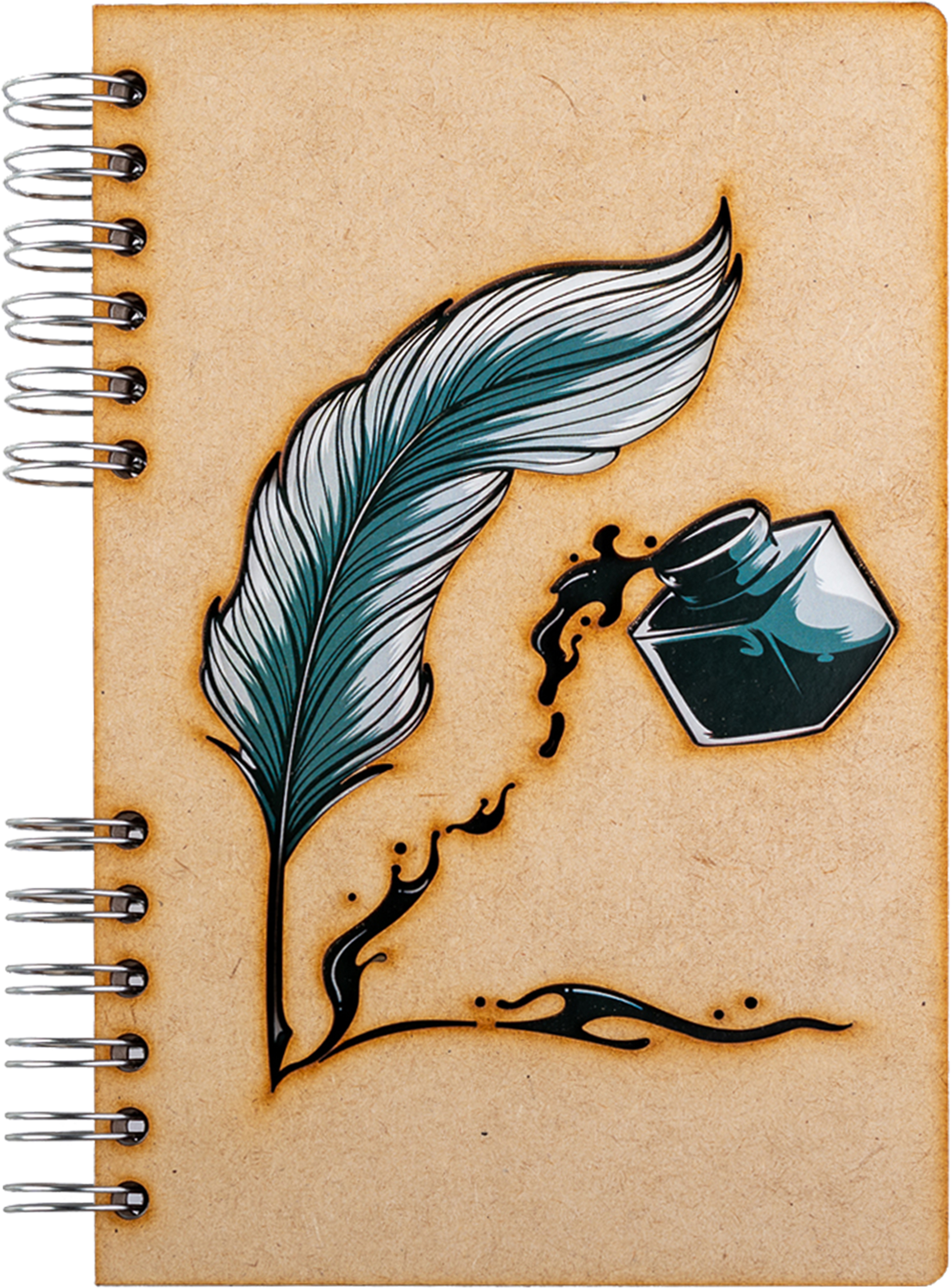 photo KOMONI Carnet Tintenfass A5 VEI5G ligné 90 feuilles