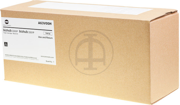photo KONICA MINOLTA Toner TNP36 noir A63V00H Bizhub 3300p 10'000 pages