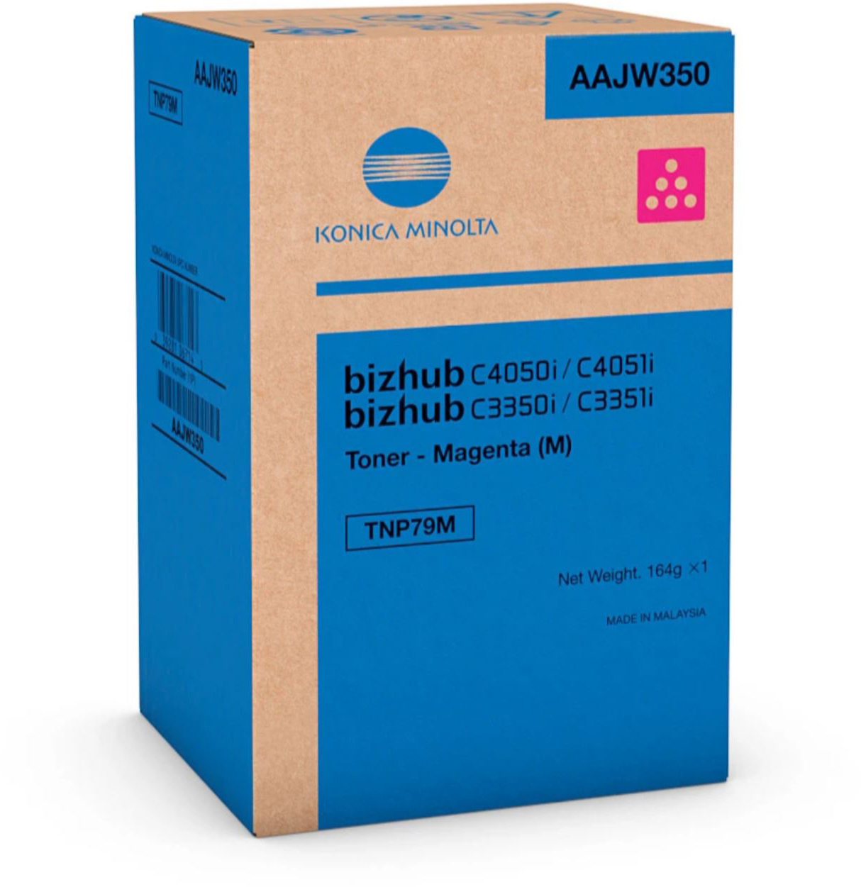 photo KONICA MINOLTA Toner TNP79M magenta AAJW350 Bizhub C3350i 9000 pages
