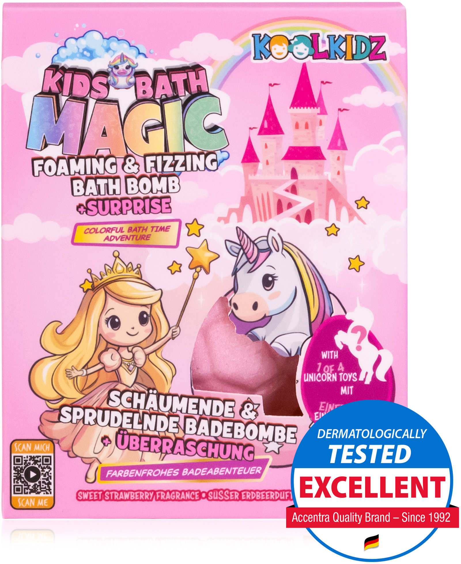 photo KOOLKIDZ Bombe de bain moussante 3562963 4 assortis, licorne