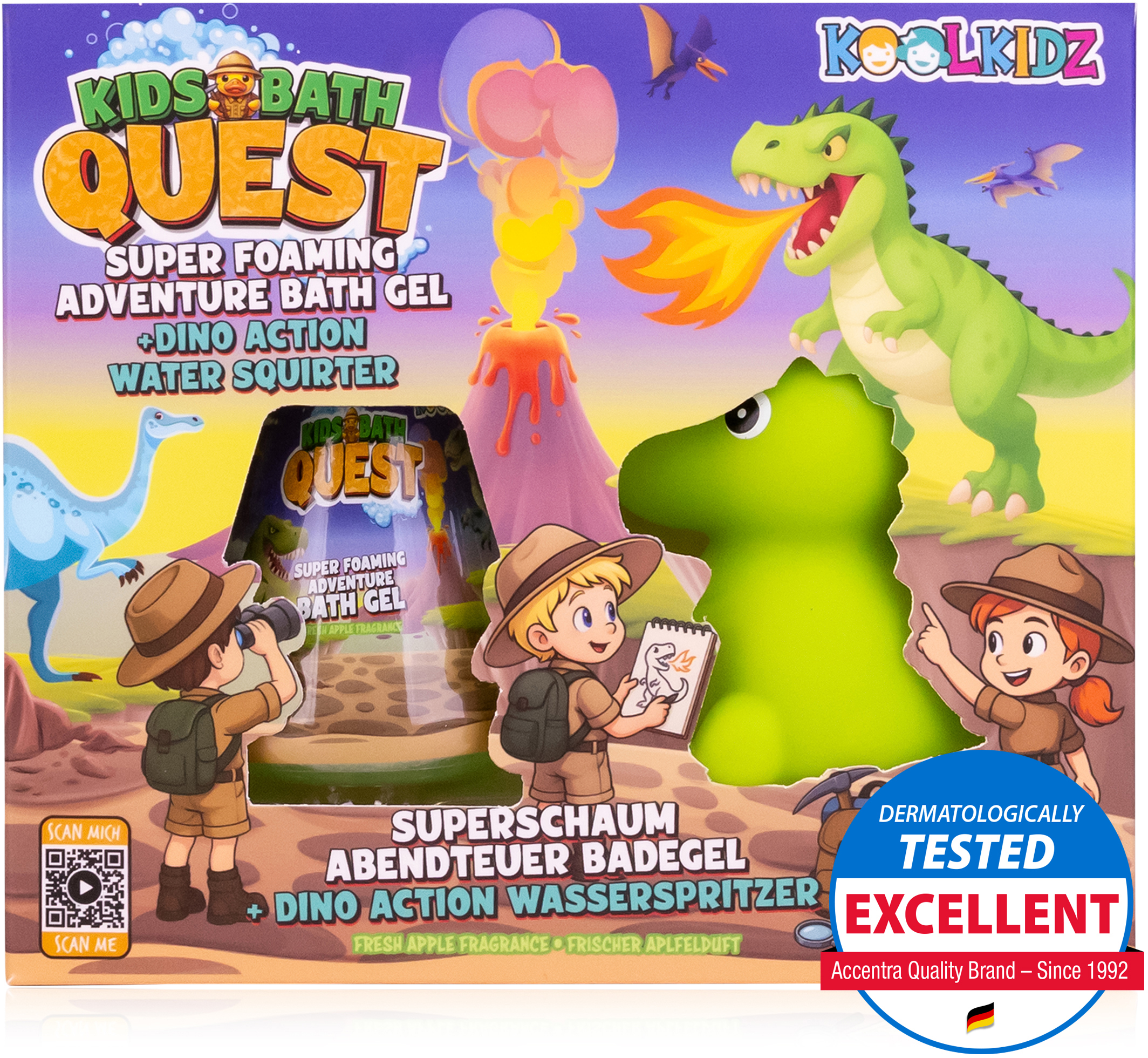 photo KOOLKIDZ Kit Gel de bain 6062964 Dinosaure