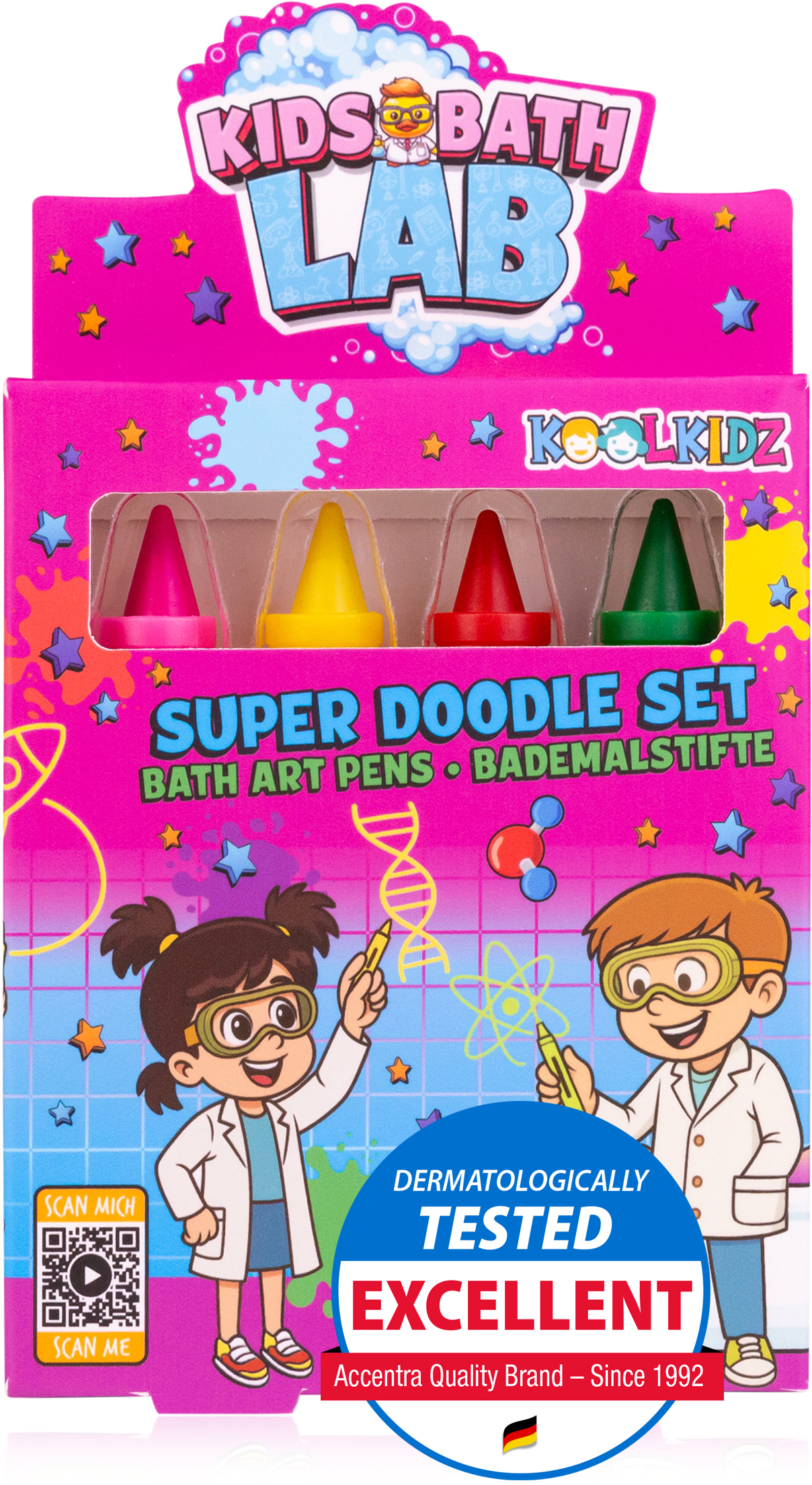photo KOOLKIDZ Crayons de bain 6062968 assortis 4 pièces