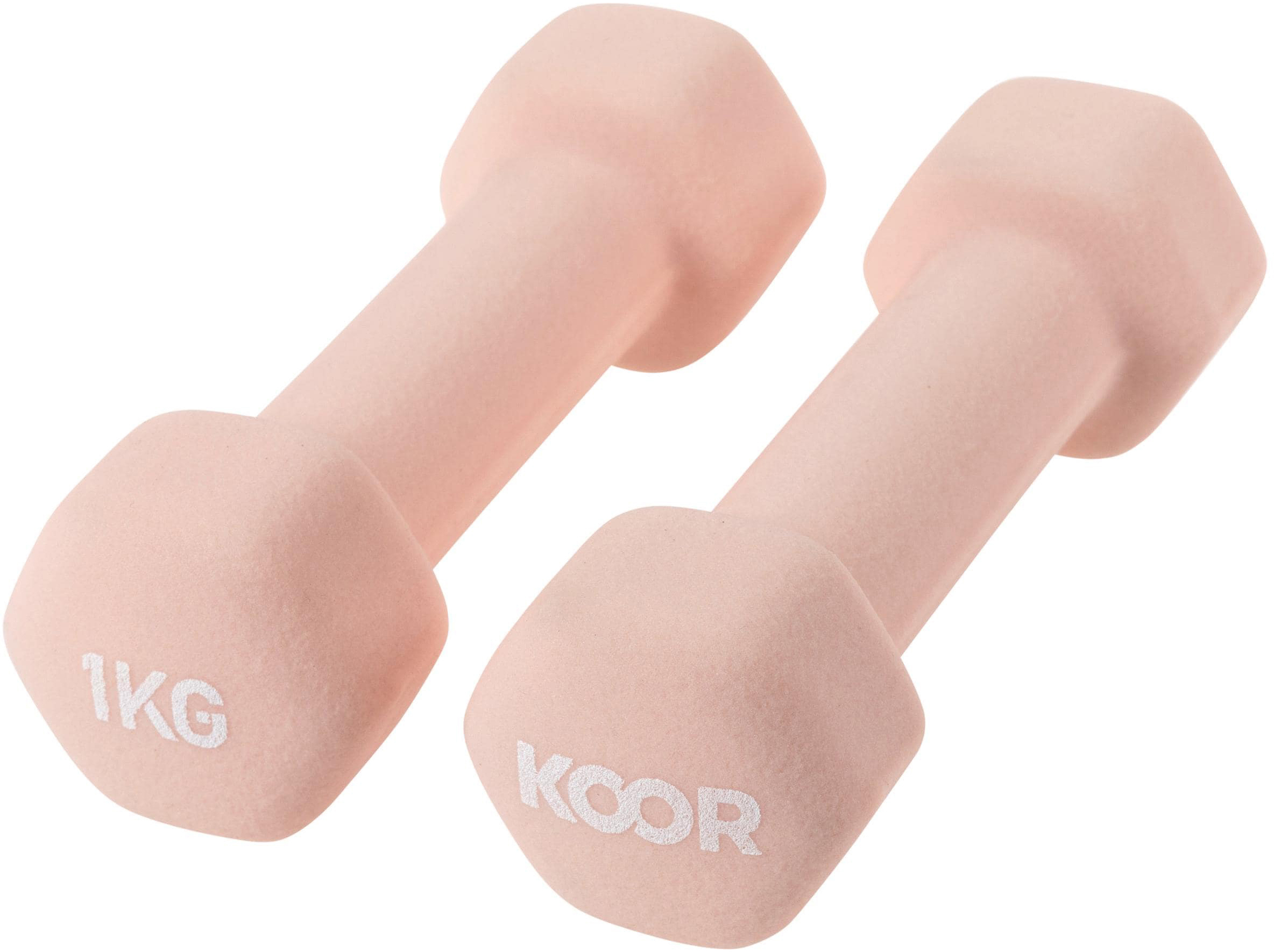 photo KOOR Ens. dhaltères 1kg F00911 caramel 2 pièce