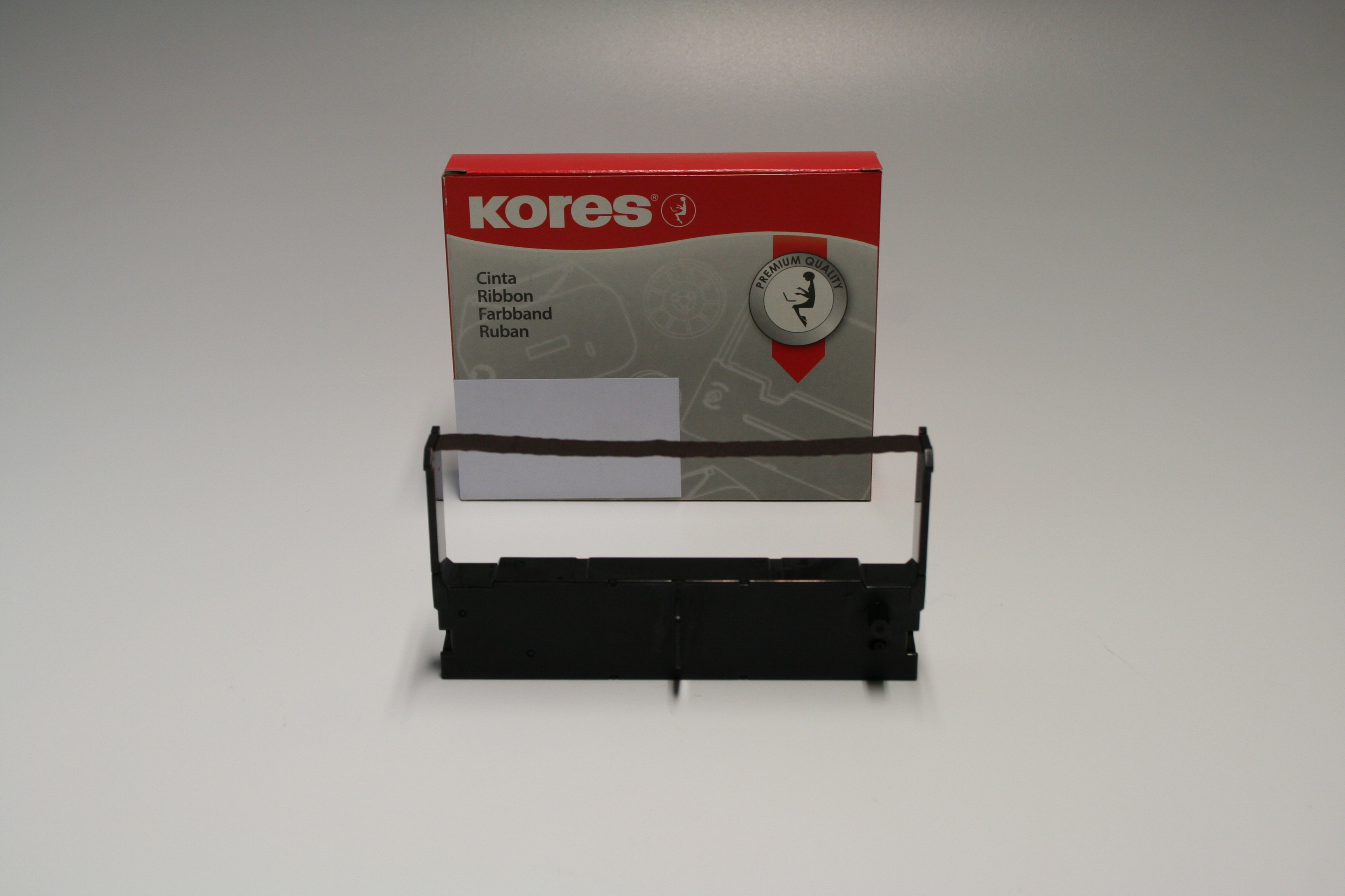 KORES Ruban nylon noir R9/114 p. Epson ERC 32 13mm/8m p. Epson ERC 32 13mm/8m