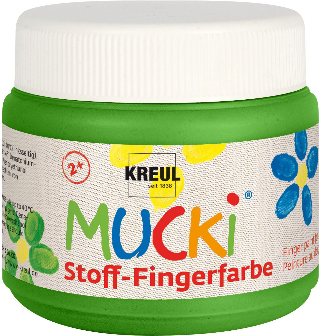 photo KREUL Peinture au doigt pour tissu KR-28105 vert