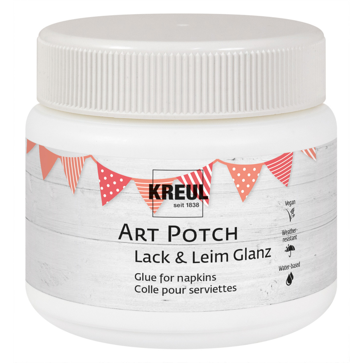 photo KREUL Colle spéciale 150ml KR-49151 Art Potch Vernis & colle bril.