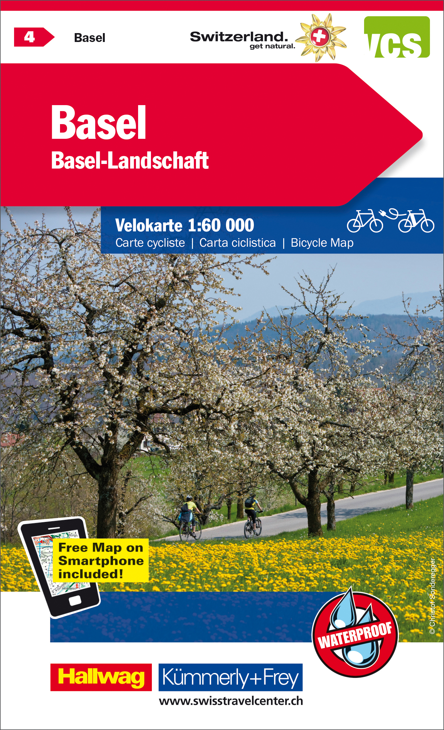 KÜMMERLY+FREY Carte cyclistes Basel-Land 325902404 1:60'000