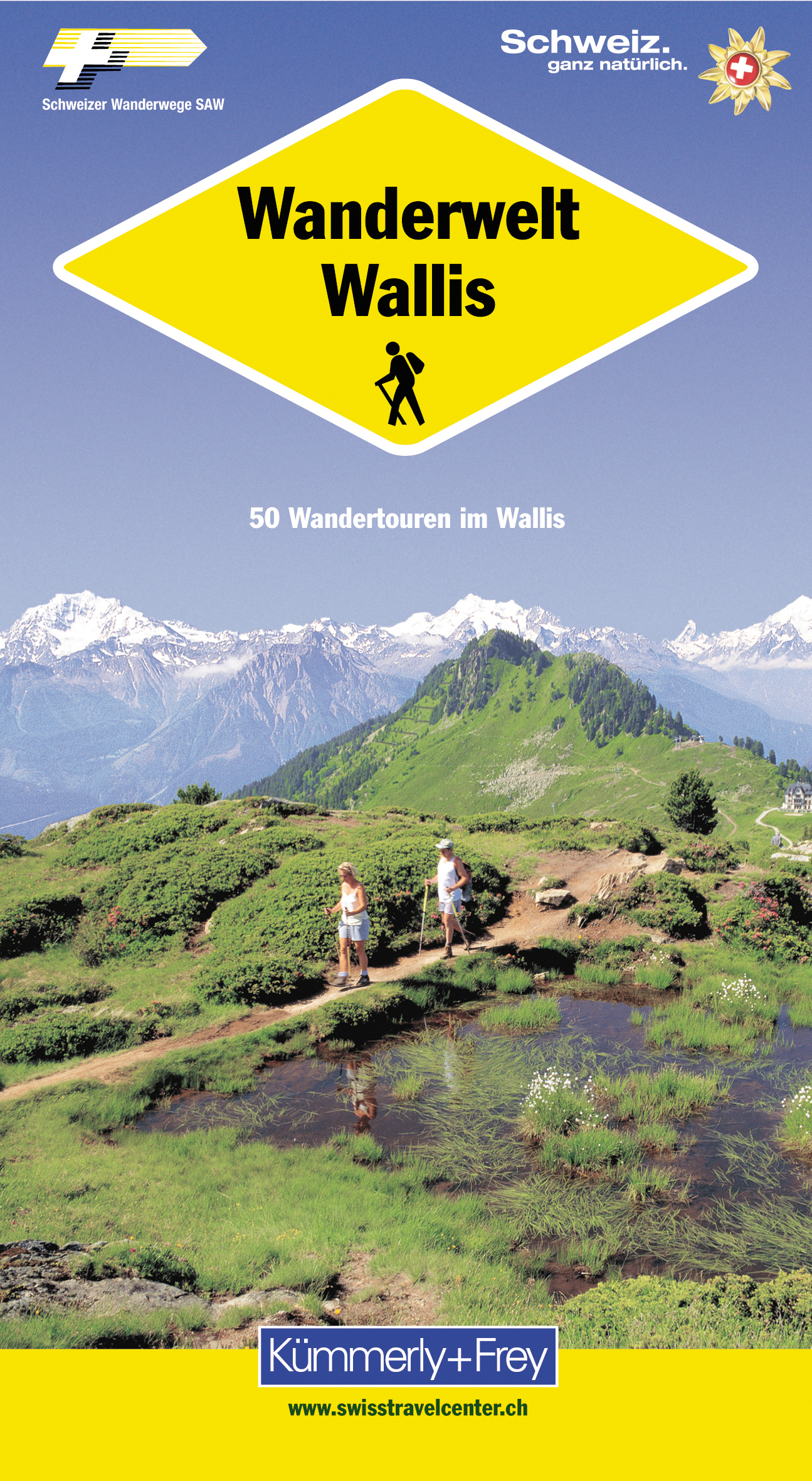KÜMMERLY+FREY Wanderwelt-Buch 325903701 Wallis DE