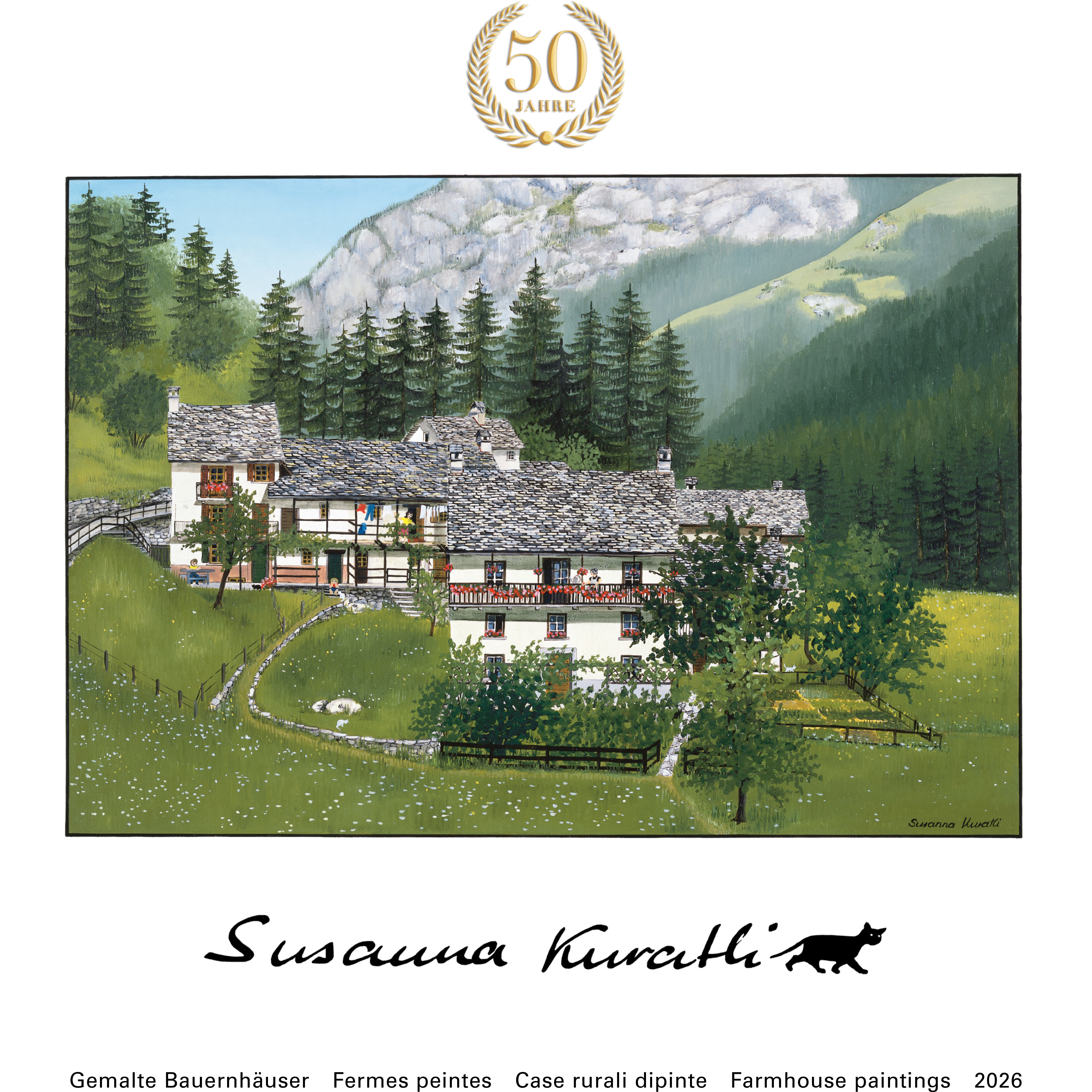 photo KURATLI Calendrier 2026 9783952596616 Susanna Kuratli ML 42x42cm