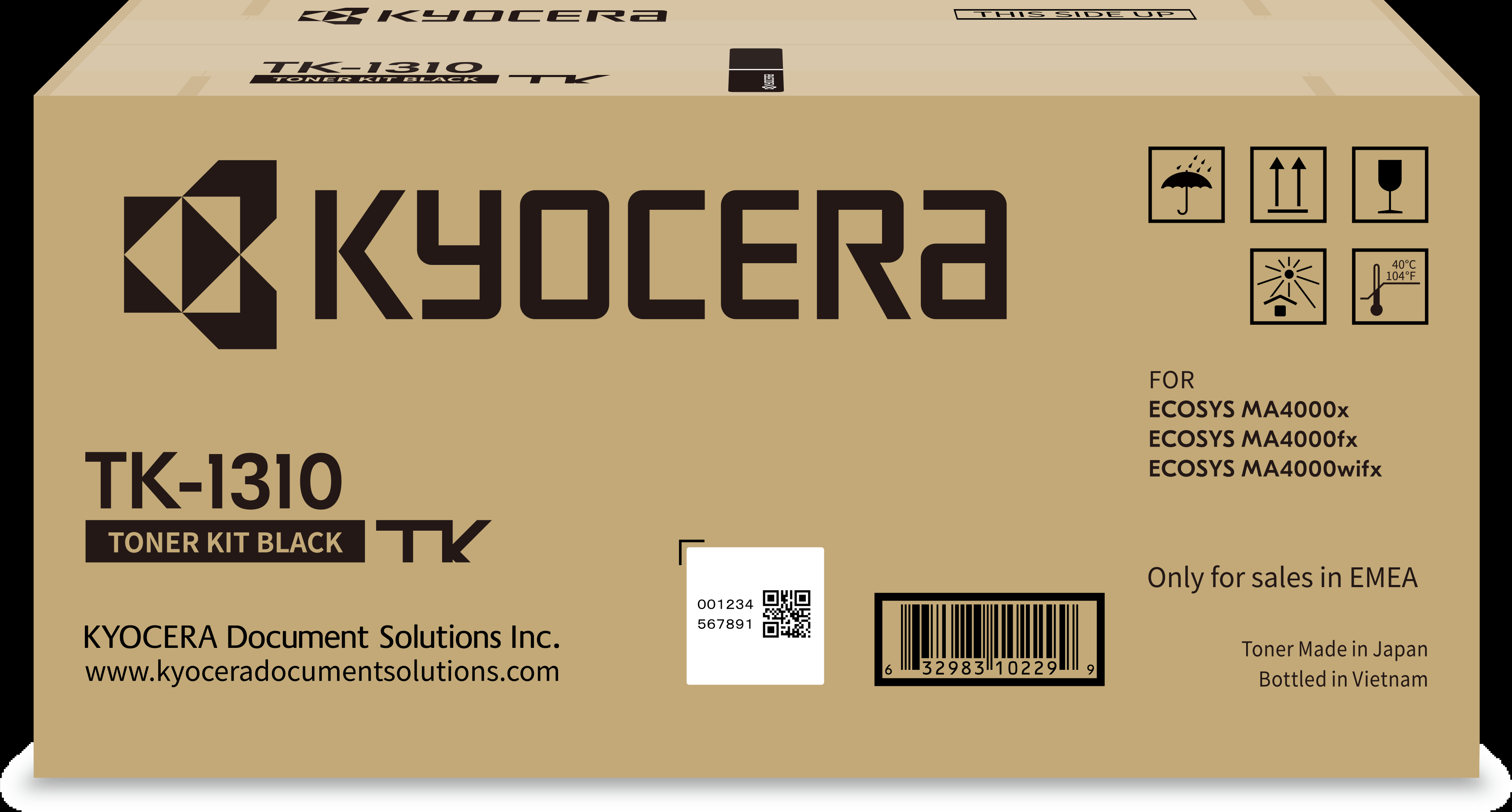 photo KYOCERA Cartouche toner noir TK-1310 Ecosys MA4000x 3000 pages