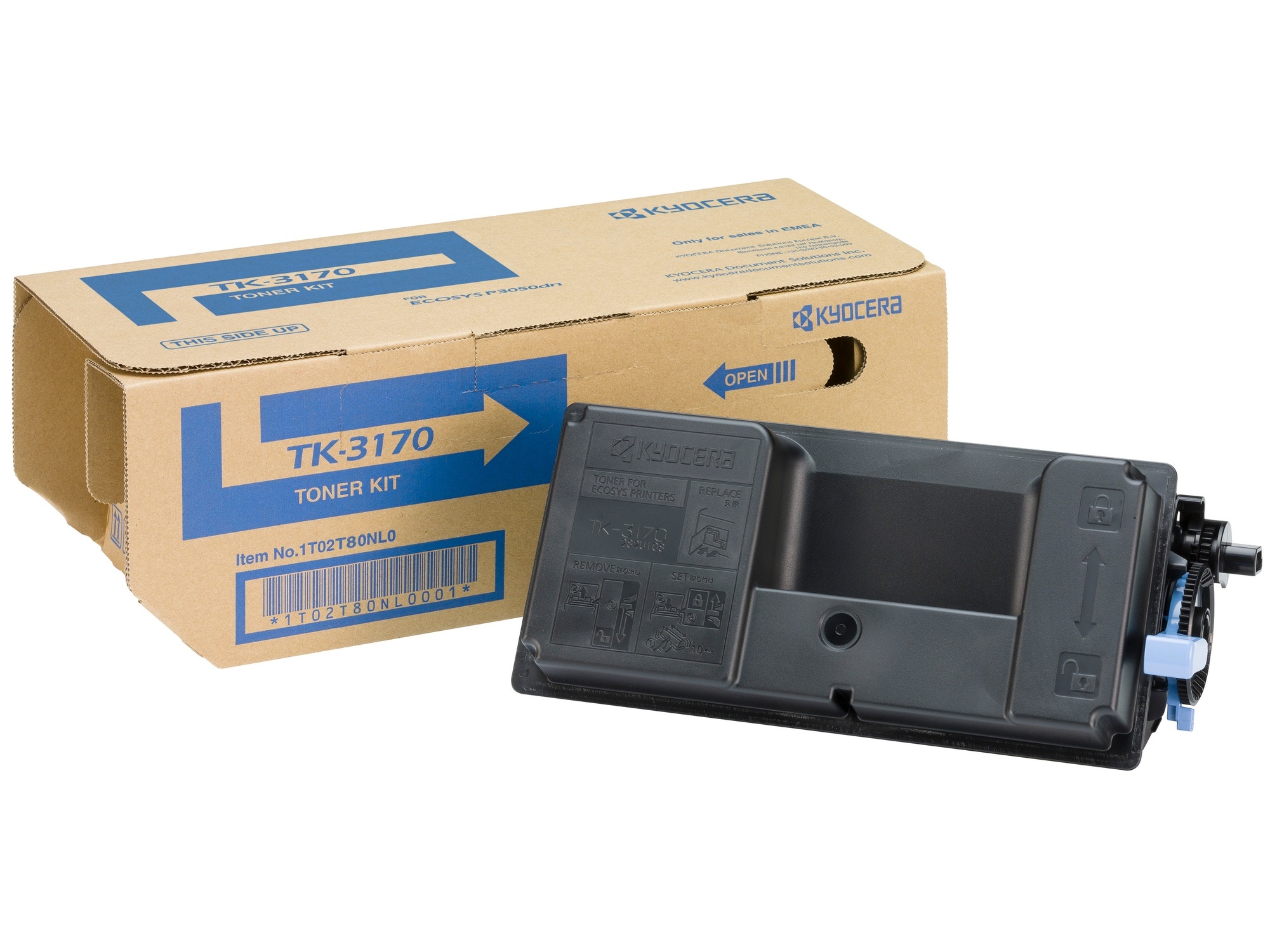 photo KYOCERA Cartouche toner noir TK-3170 ECOSYS P3050dn 15'500 pages