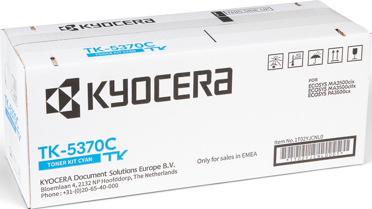 photo KYOCERA Cartouche toner cyan TK-5370C Ecosys PA3500cx 5000 pages