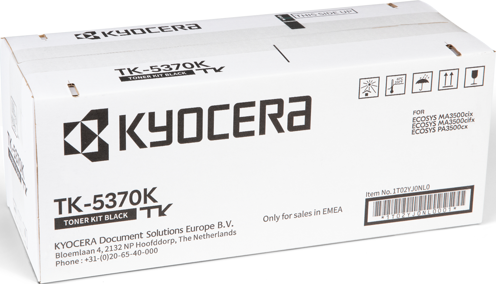 photo KYOCERA Cartouche toner noir TK-5370K Ecosys PA3500cx 7000 pages