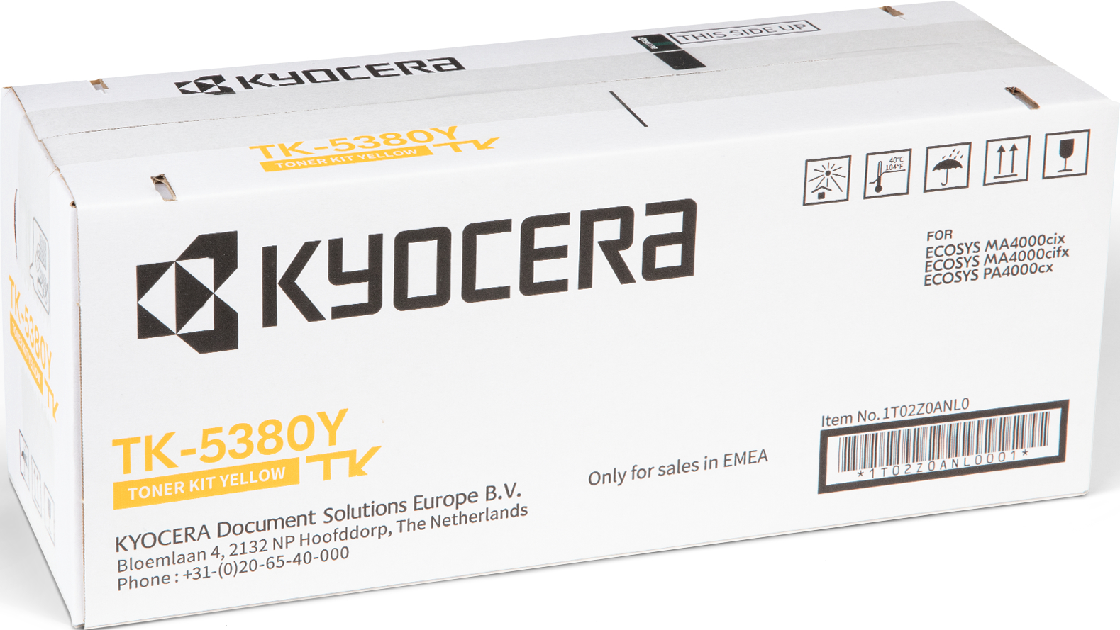 photo KYOCERA Cartouche toner yellow TK-5380Y Ecosys PA4000cx 10'000 pages