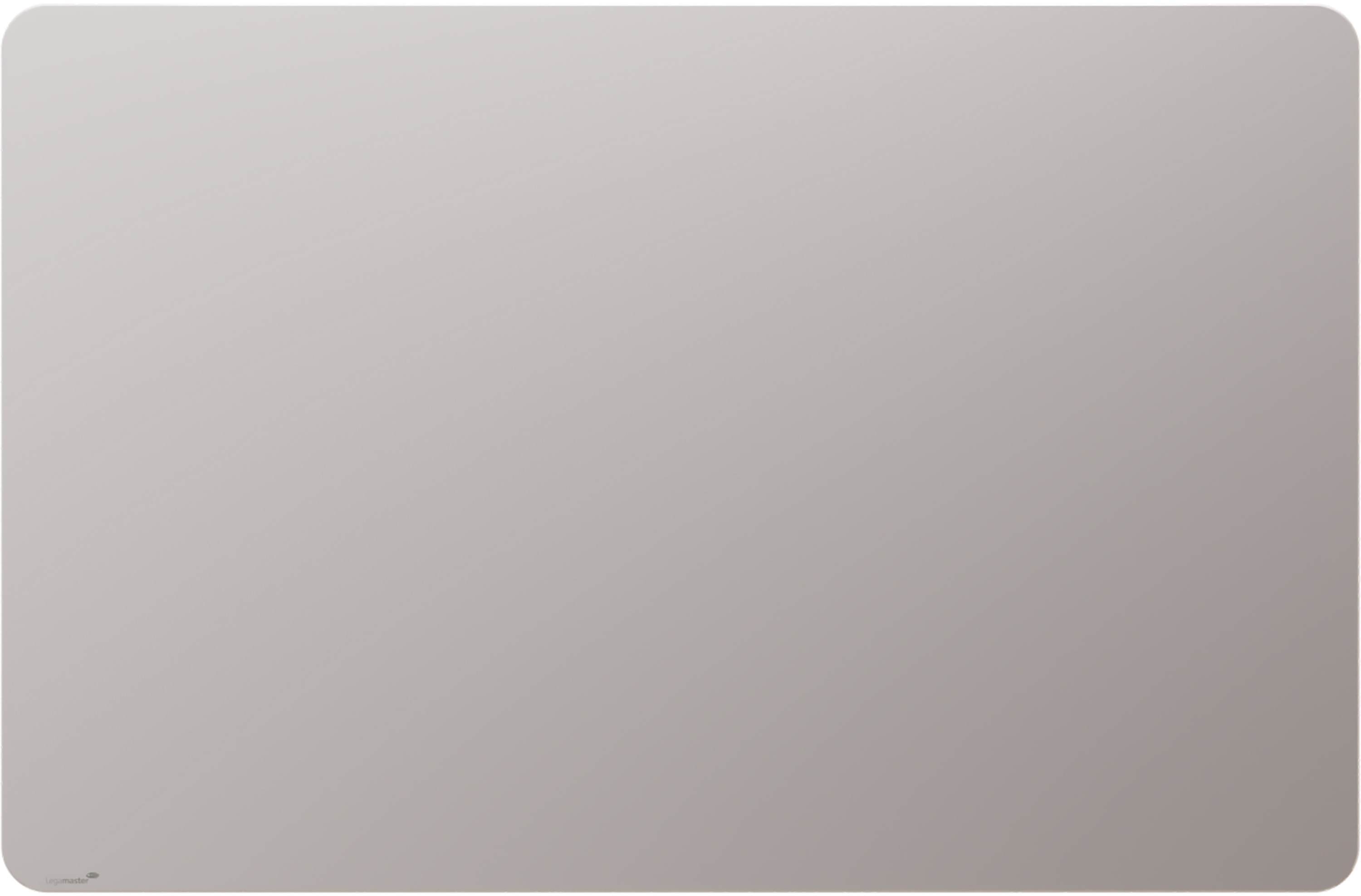 photo LEGAMASTER Tableau de verre 100x150cm 7-104263 mat, Warm Grey coins ronds