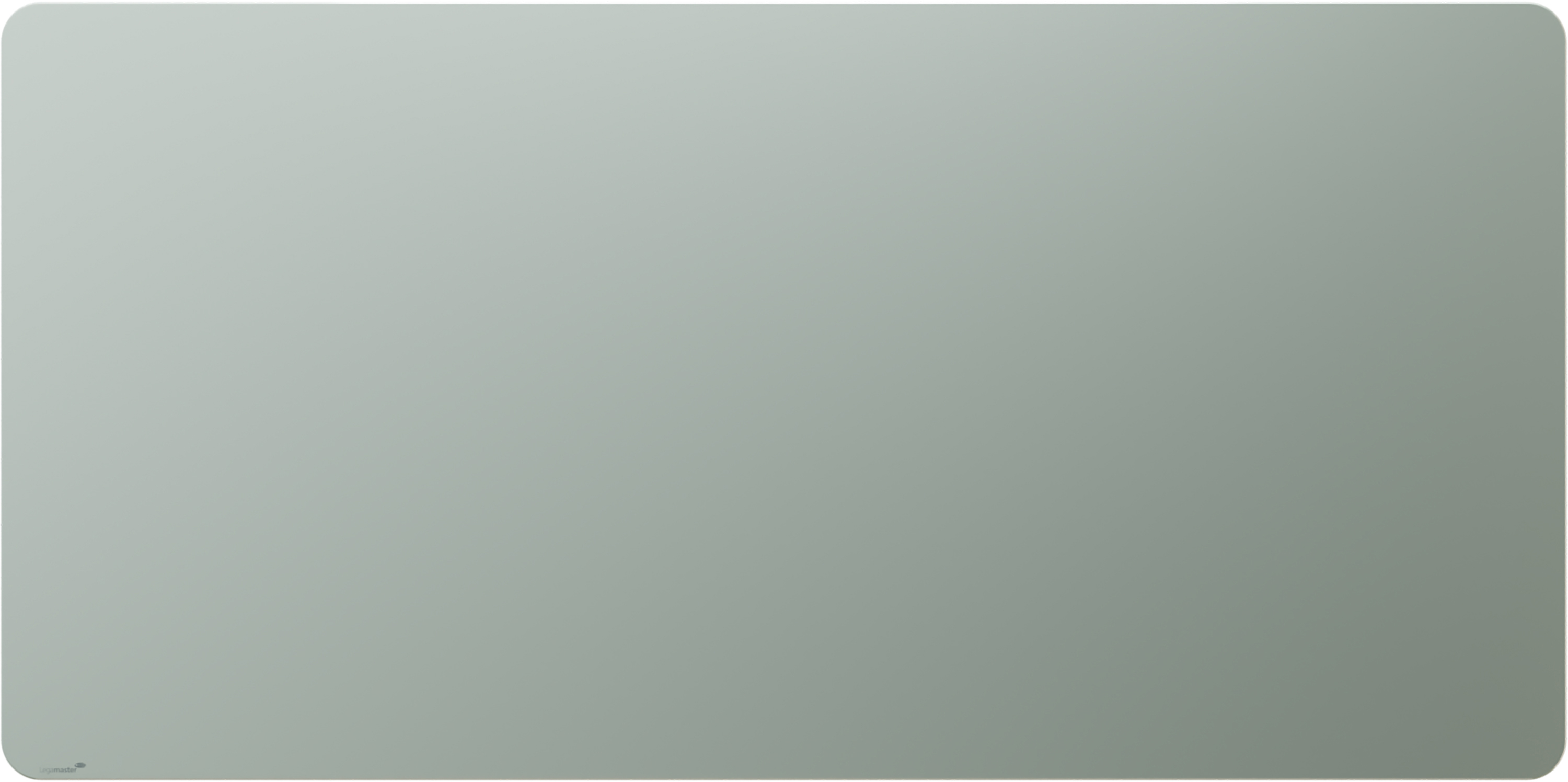 photo LEGAMASTER Tableau de verre 100x200cm 7-104364 mat, Sage Green coins ronds