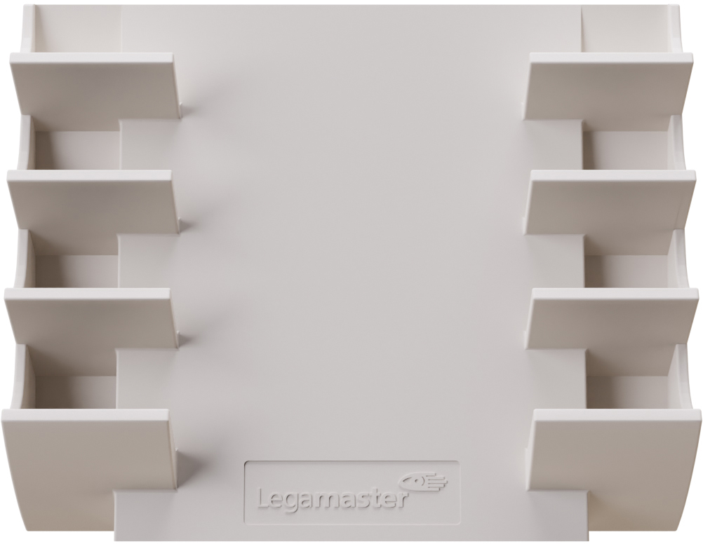 photo LEGAMASTER Porte-marqueur tableau verre 7-122118 gris chaud