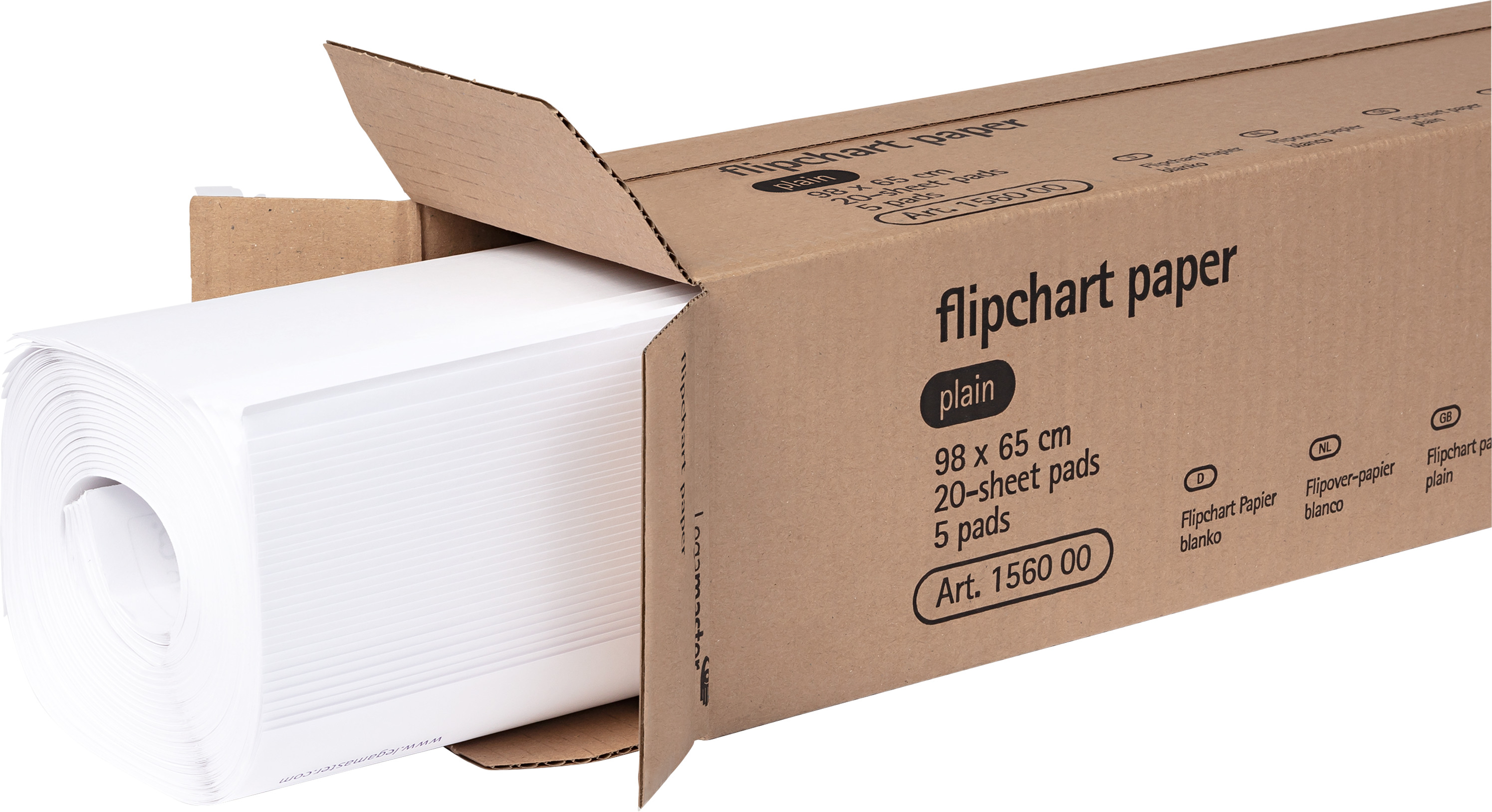 LEGAMASTER Flipchart paper blanko 7-156000 blanc blanco 20 feuilles