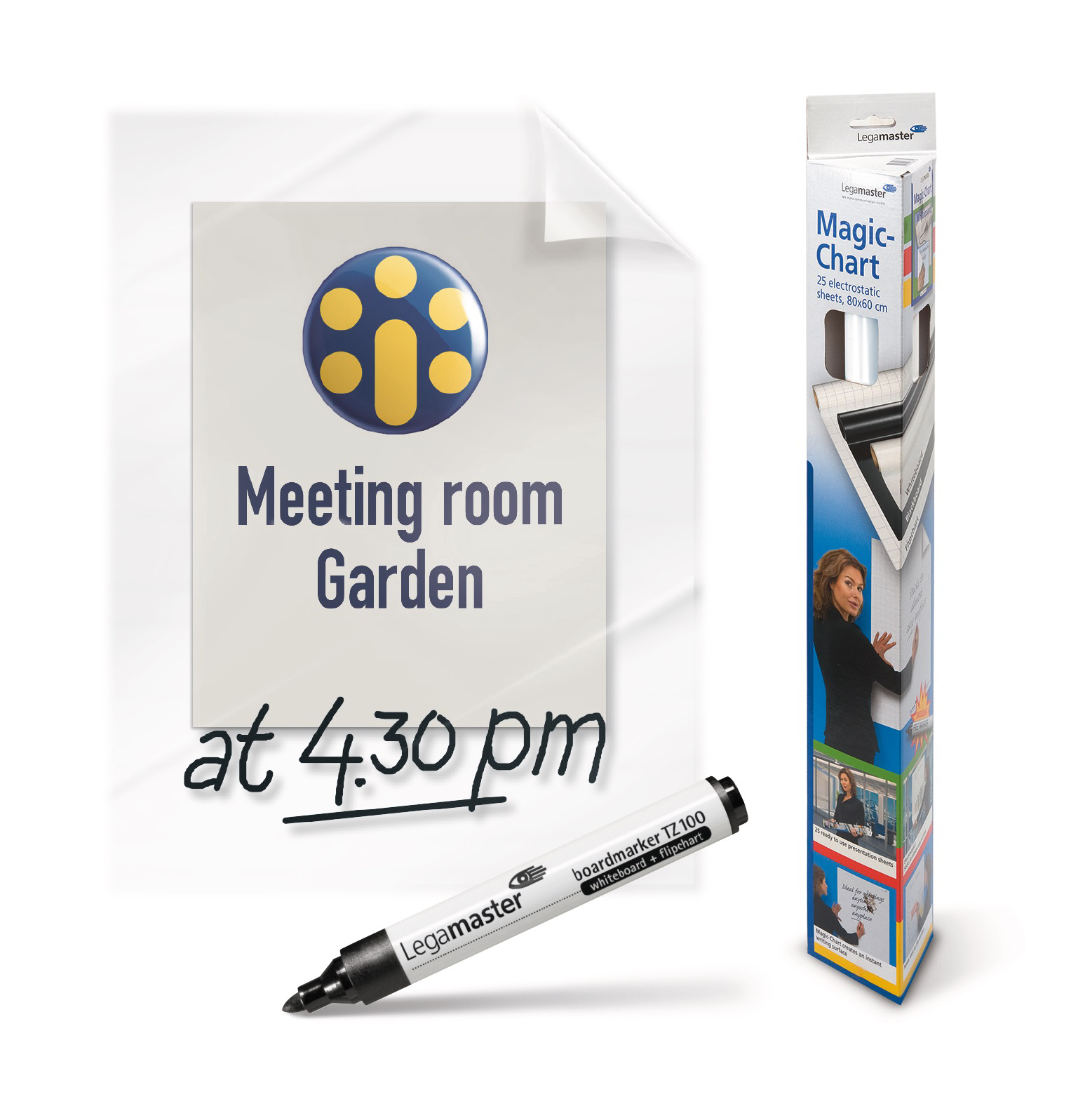 photo LEGAMASTER Magic-Chart 60x80cm 7-159300 Clearboard 25 feuilles