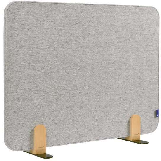 photo LEGAMASTER Séparateur de bureau 80x60cm 7-209830 ELEMENTS, gris, pied de sup.