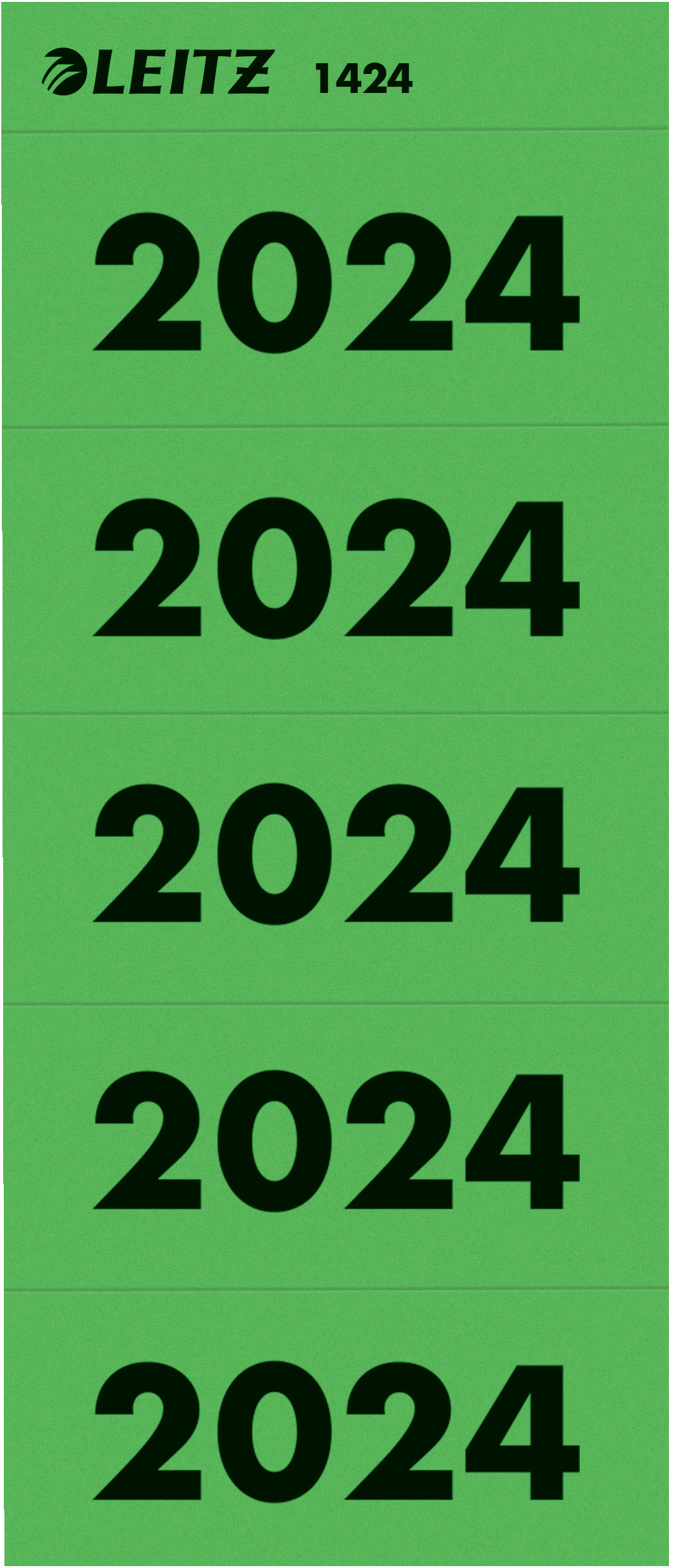 LEITZ Jahreszahl Etiketten 2024 1424-00-55 grün 100 Stück