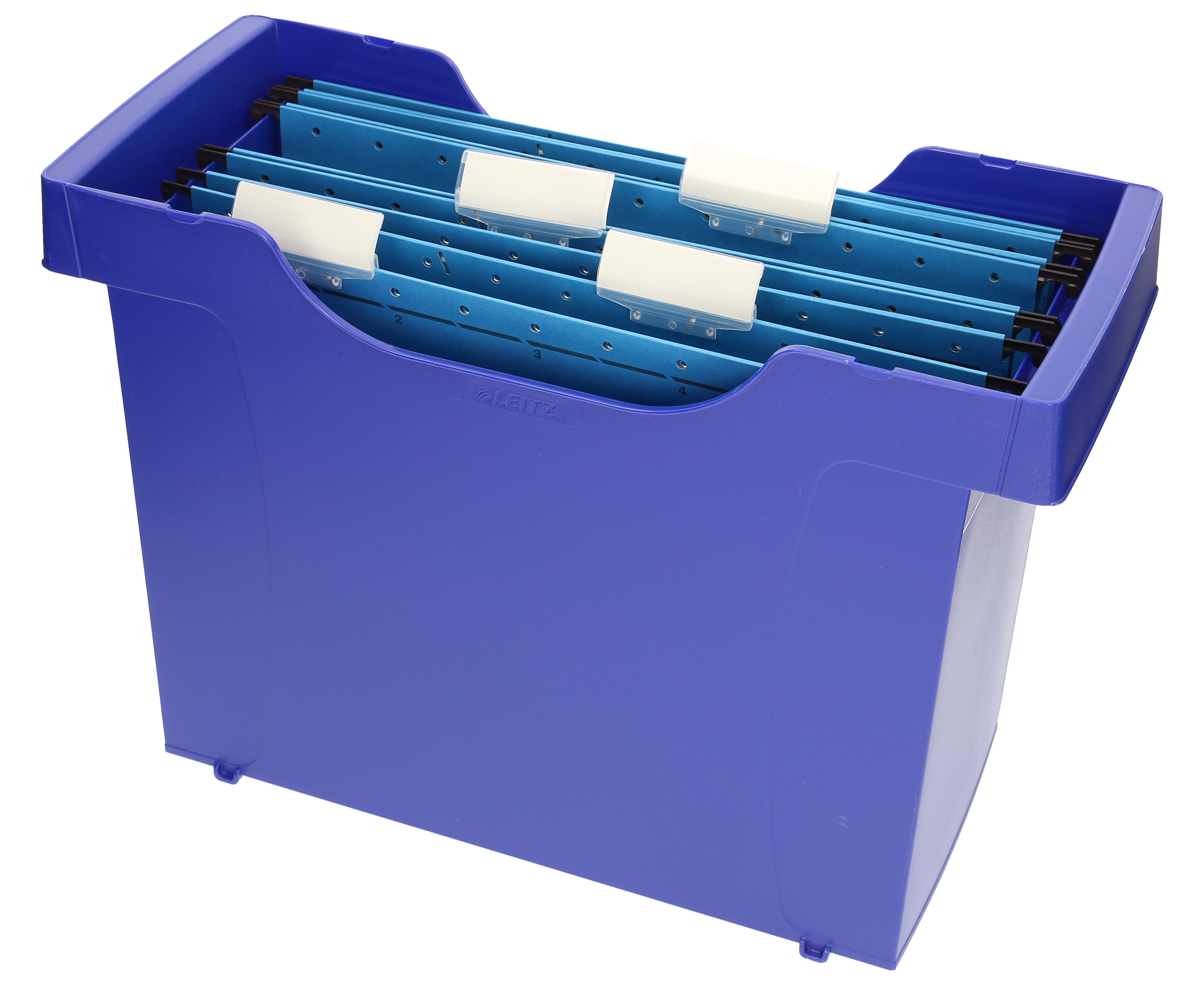 photo LEITZ Dossier suspendu 1993-00-35 bleu,inkl. 5 dossiers susp.