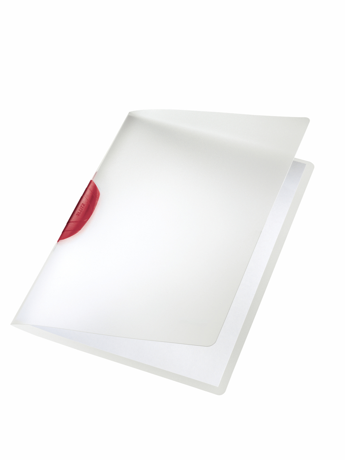 LEITZ Color Clip rot A4 41750025 transparent