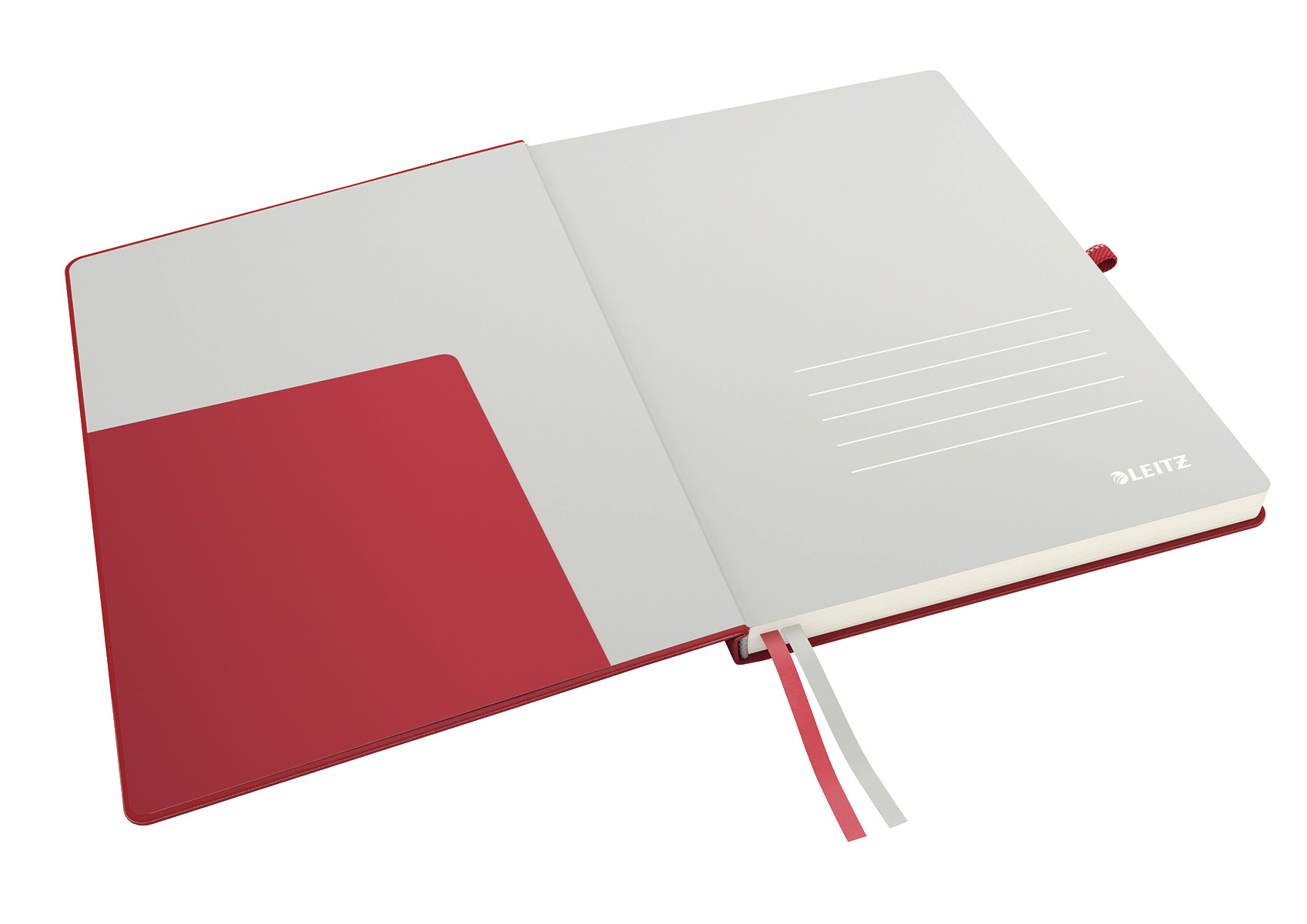 LEITZ Carnet Complete A4 44710025 quadrillé rouge