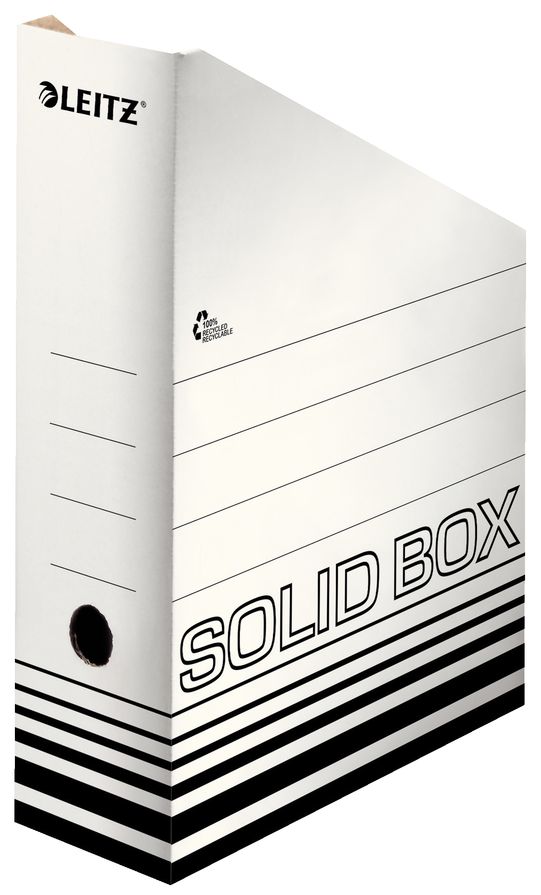 LEITZ Boîte de classeur Solid A4 4607-00-01 blanc blanc