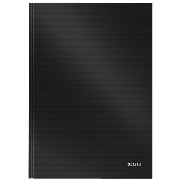 LEITZ Carnet Solid, Hardcover A4 46650095 ligné noir ligné noir