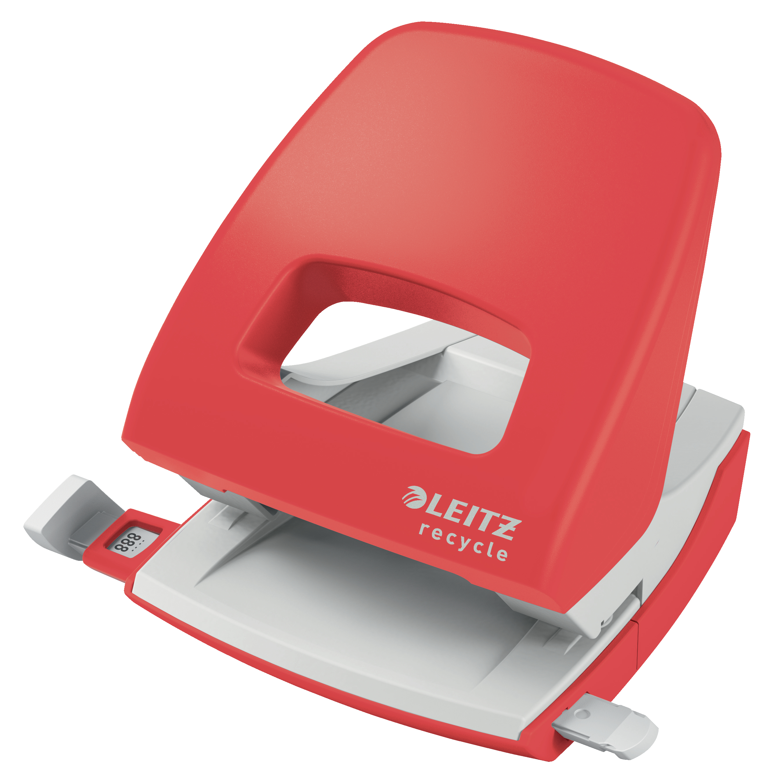 LEITZ Perforateur NeXXt Recycle 5003-00-25 rouge, CO2 neutre 30 feuilles rouge, CO2 neutre 30 feuill